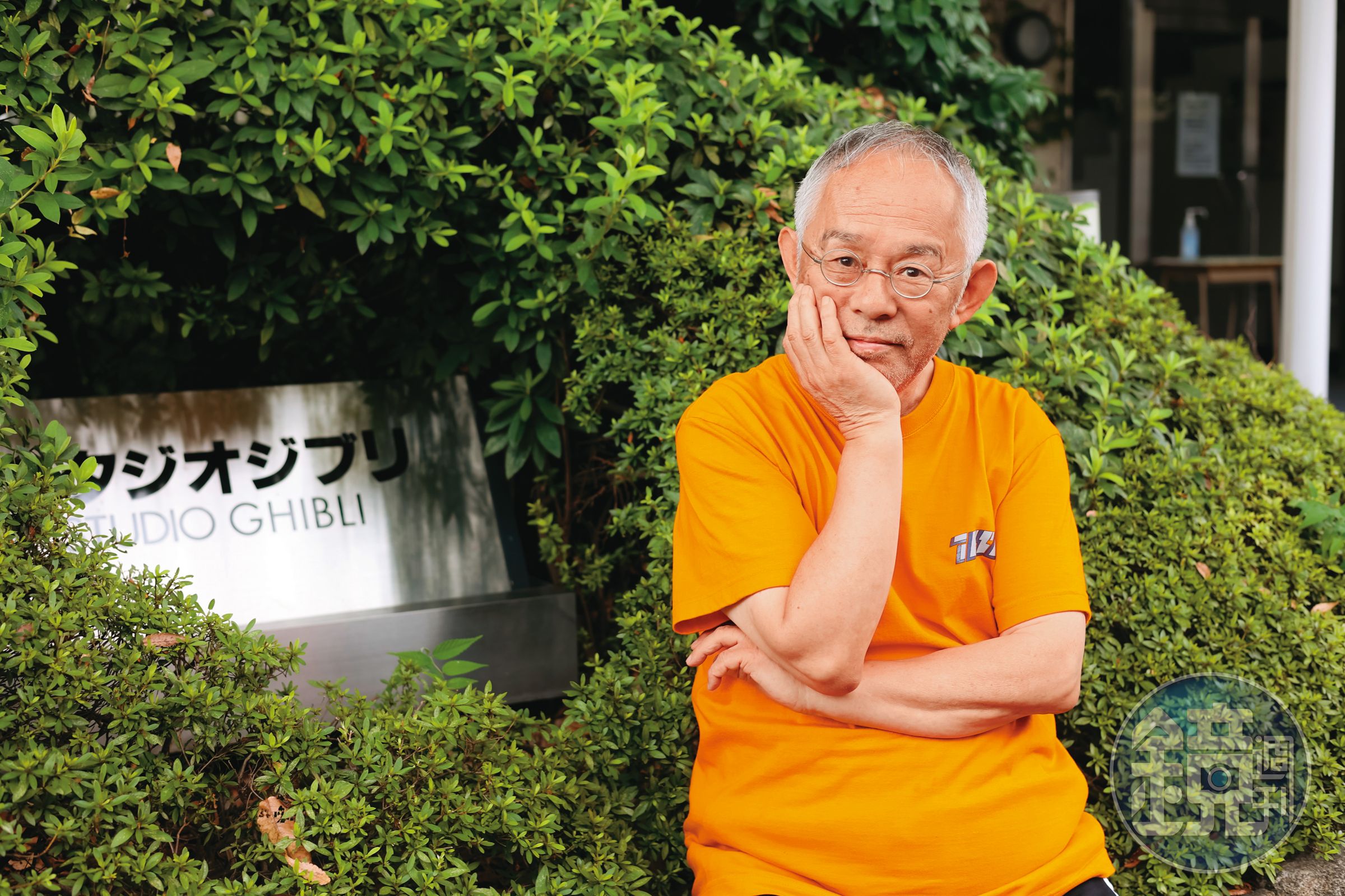 製作人鈴木敏夫在位於東京都小金井市的吉卜力工作室，接受本刊獨家專訪。（甲上娛樂提供）