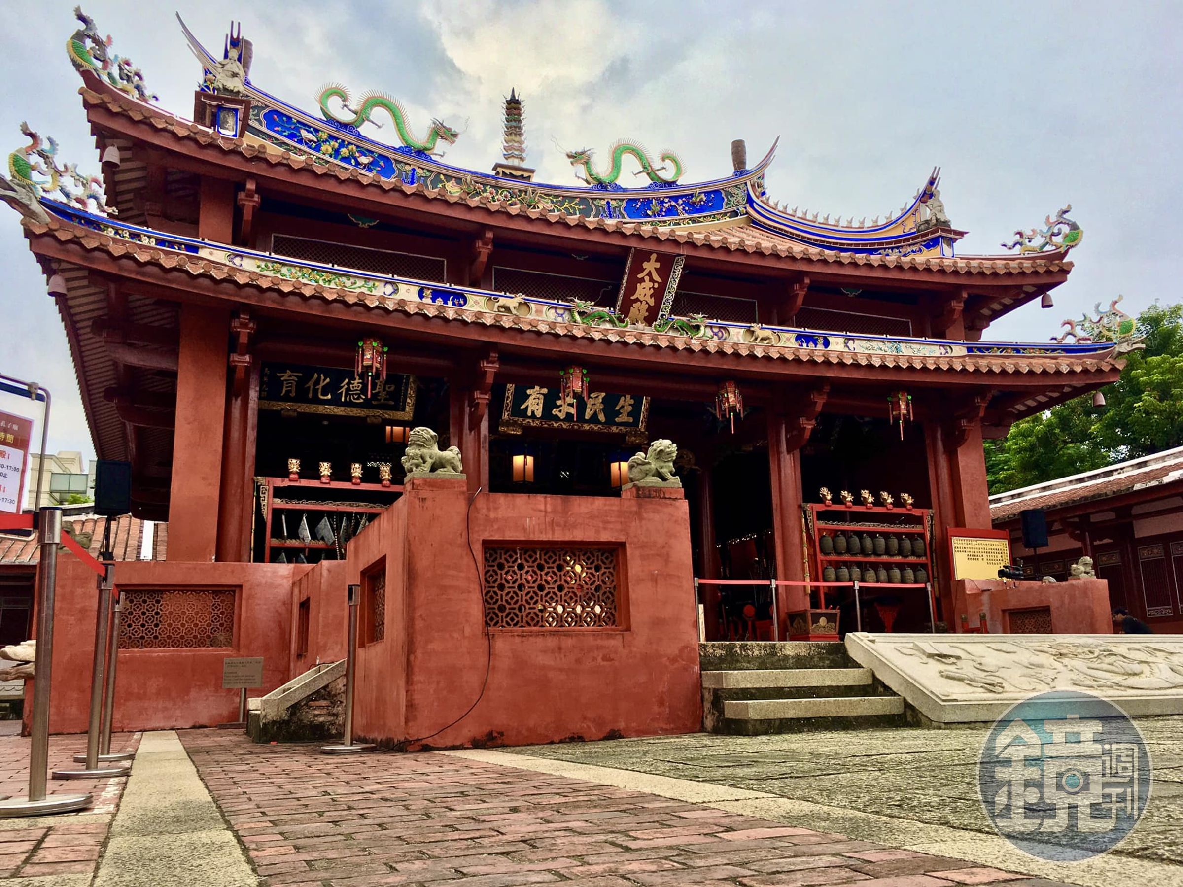 國民黨台南市議員認為台南孔廟的網頁上出現羅馬拼音的台語非常不妥。(翻攝自國定古蹟臺南孔子廟臉書)