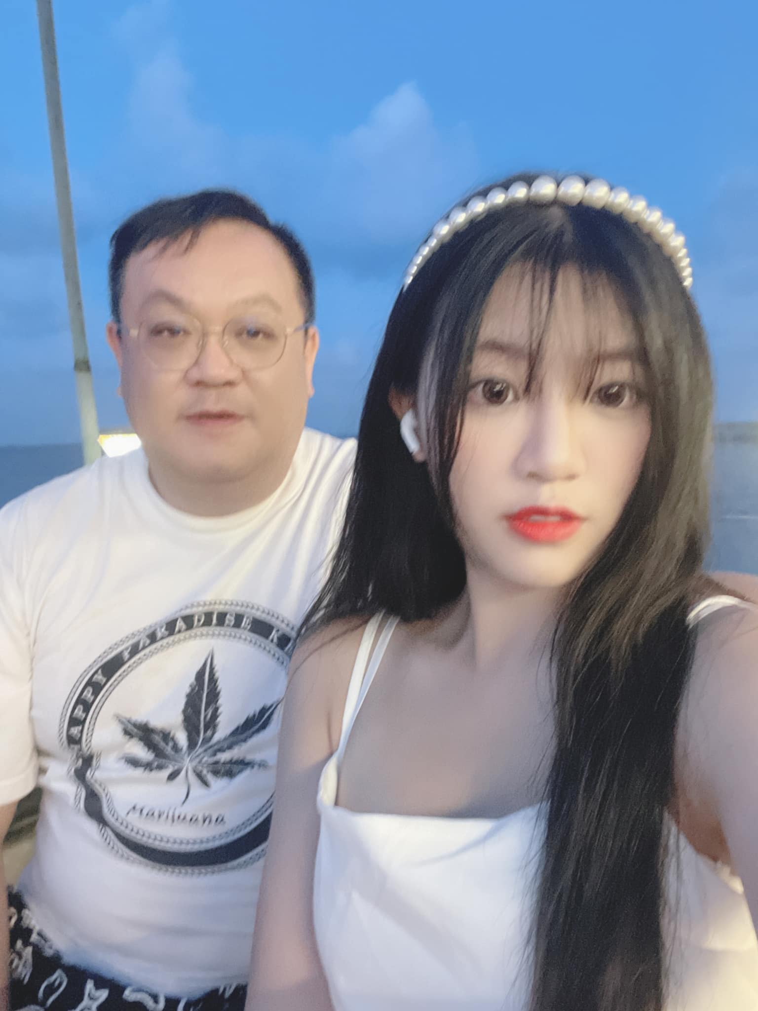 熊霓跟爸爸的感情要好。(翻攝臉書)