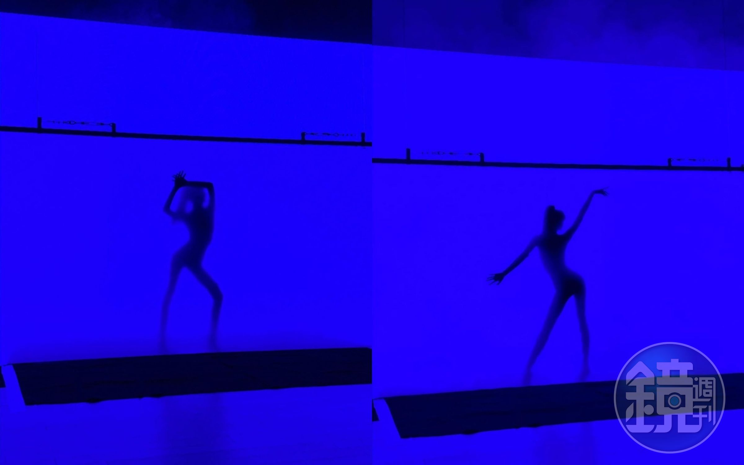 Lisa日前曝光疑似為瘋馬秀彩排的畫面，舞姿辣到爆。（翻攝Lisa INS）