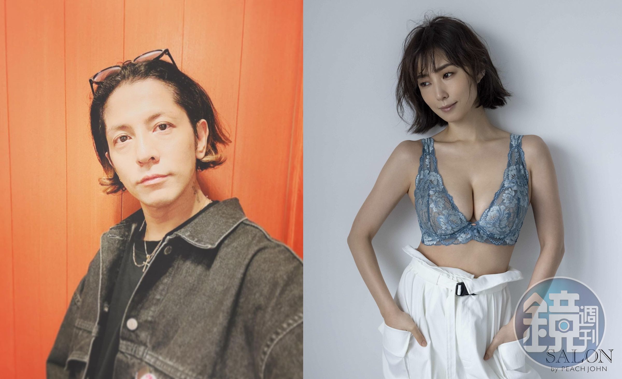 樂團主唱爆不倫偷吃酒店小姐，結果跟「木瓜Ｈ奶」女星老婆早已斬斷15年婚姻關係。（翻攝IG、網路）
