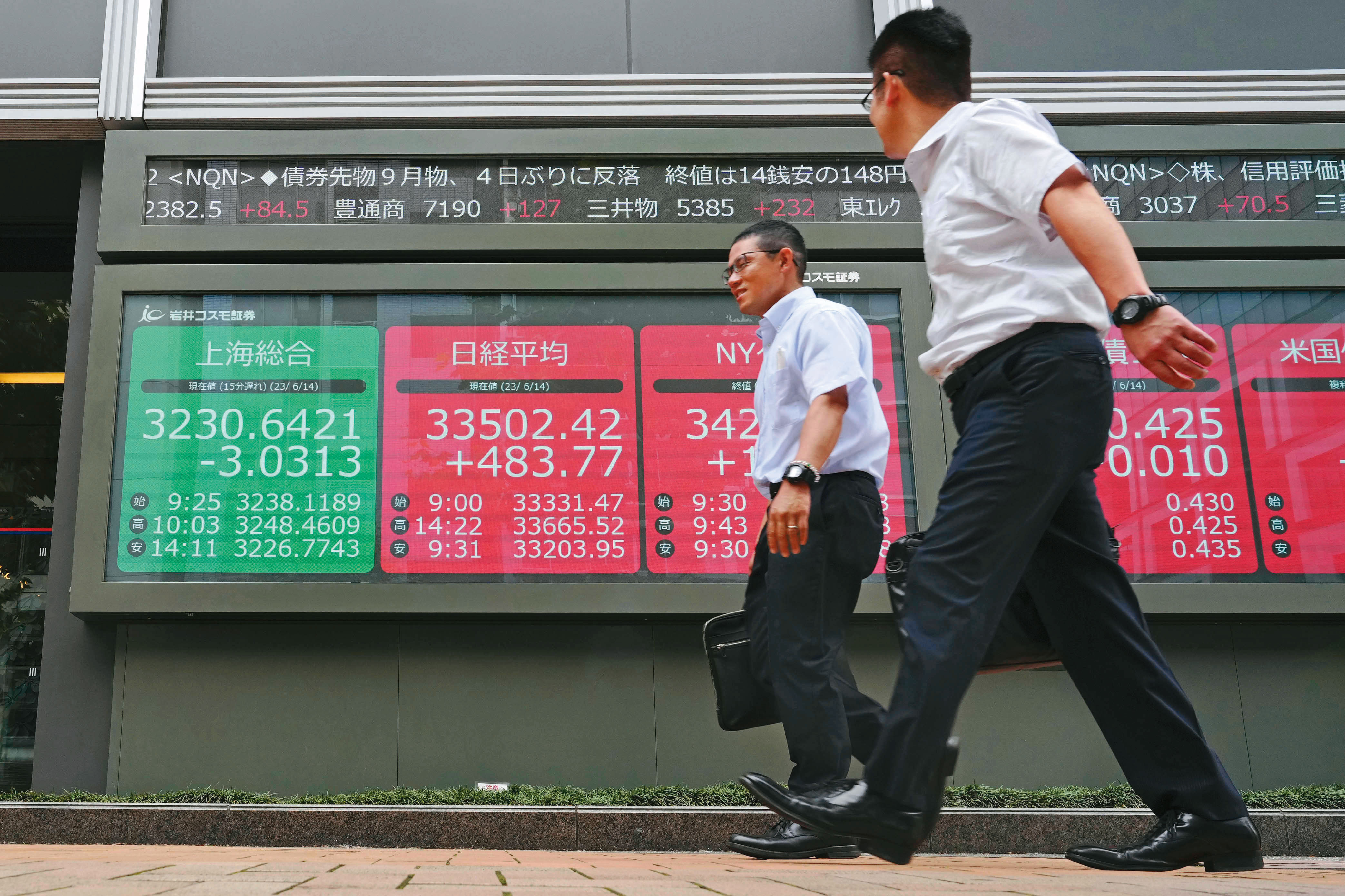 日本政府釋出政策利多，激勵內外資金簇擁日股，日股正迎來大牛市。（達志影像）