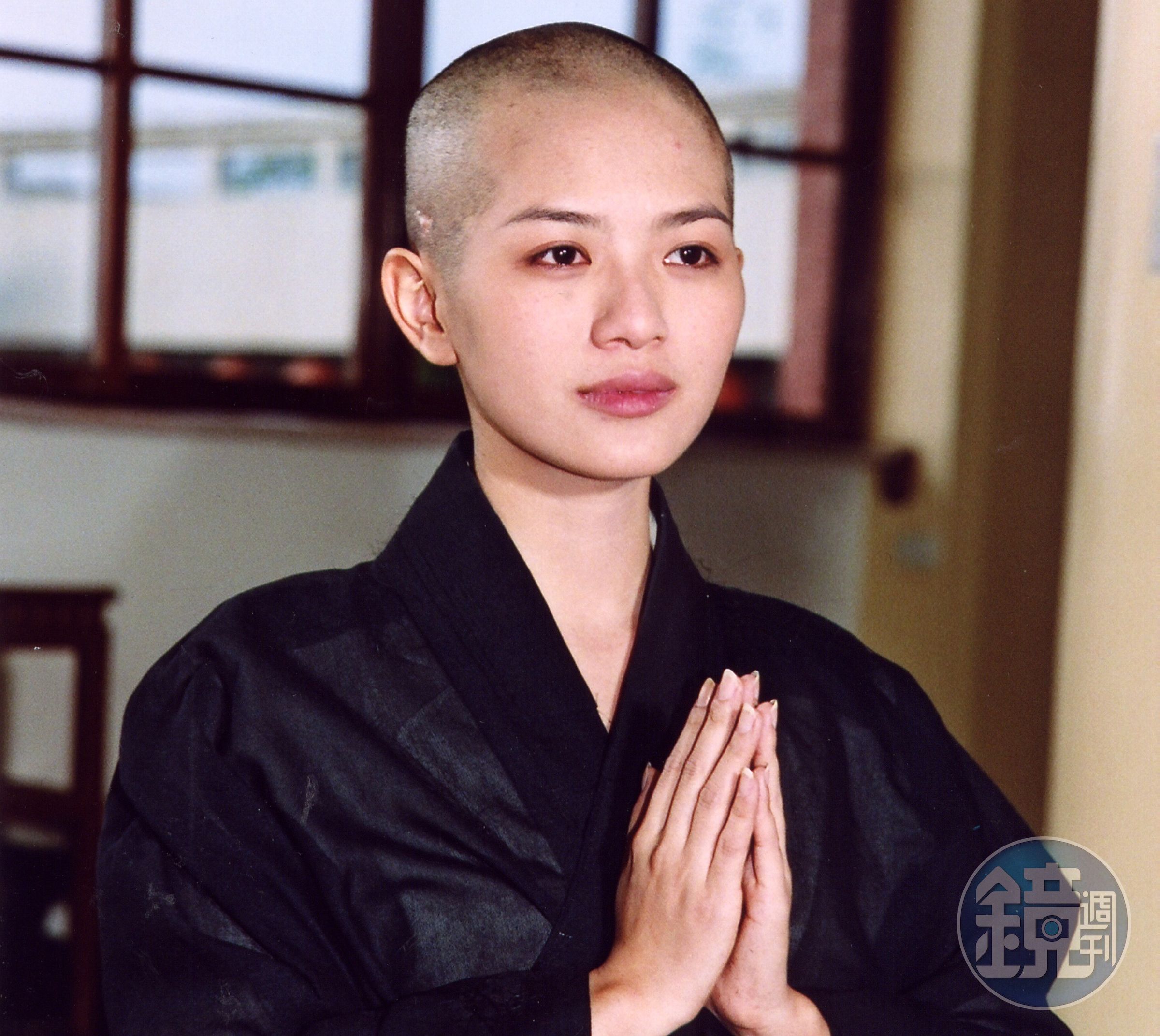 星卉當年拍八點檔台灣阿誠為戲剃光頭一度因自卑得憂鬱症。(三立提供)