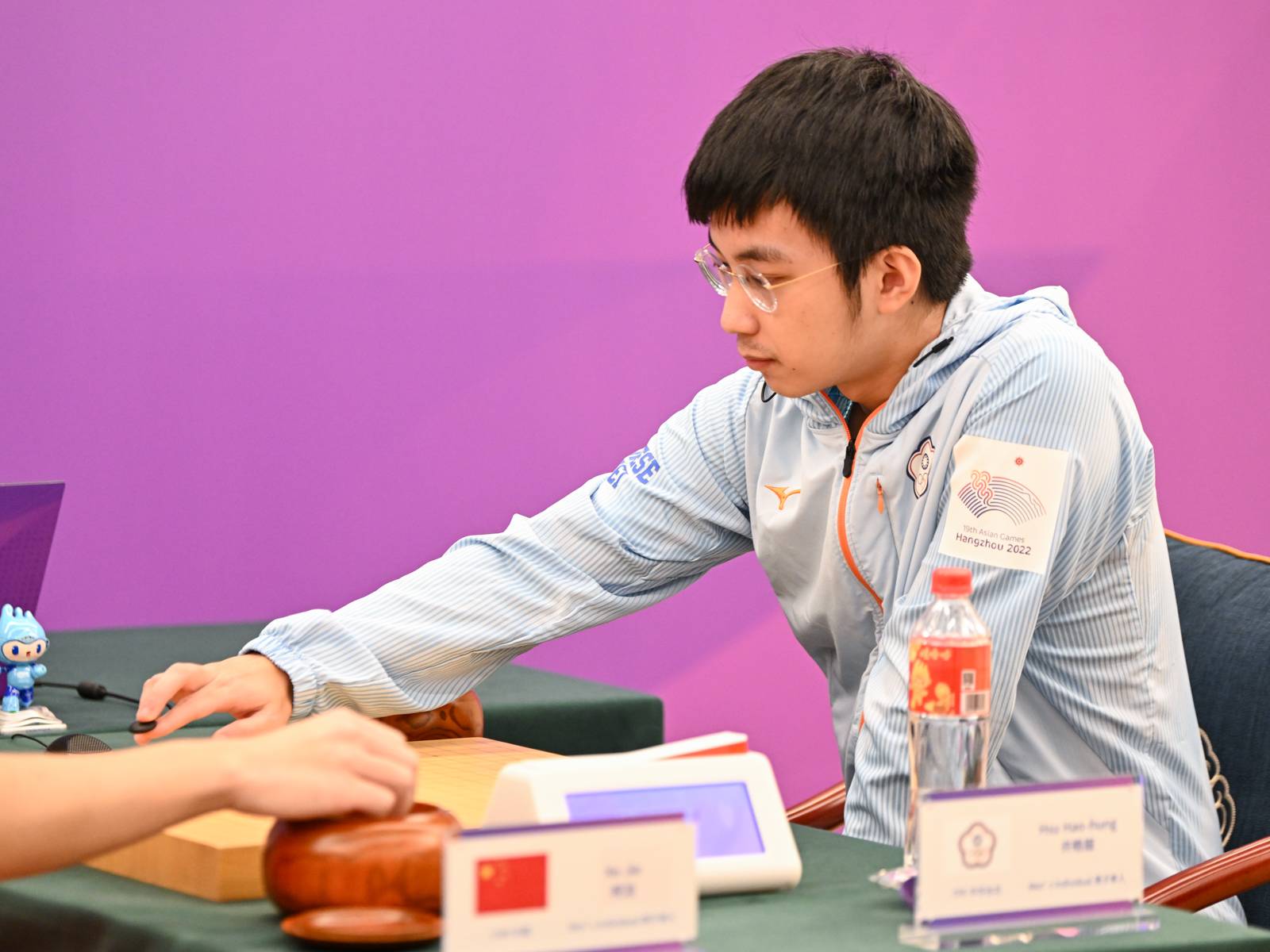 我國圍棋好手許皓鋐在本屆杭州亞運一舉奪金，成為台灣史上第一人。（中華奧會提供）