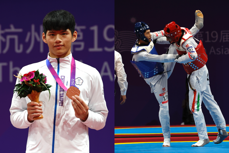 陪練員出身的李孟恩在本屆亞運會斬獲一面銅牌，成績不俗。（中華奧會提供）