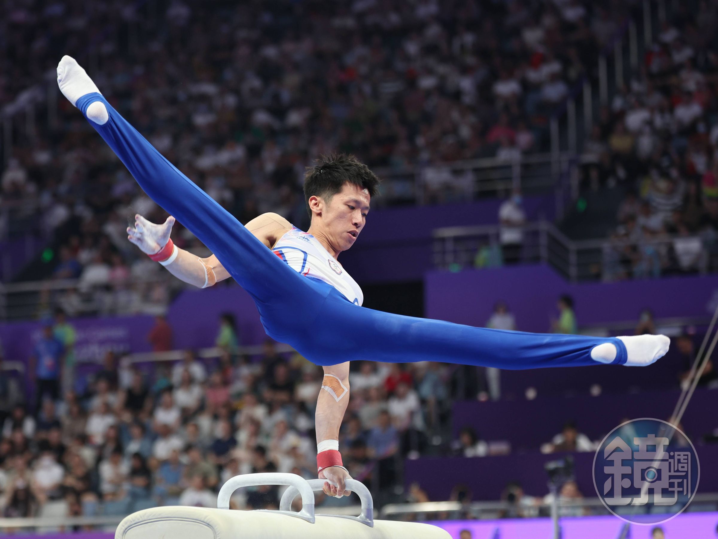 體操王子李智凱本屆亞運在鞍馬項目拿下15.500高分。（中華奧會提供）