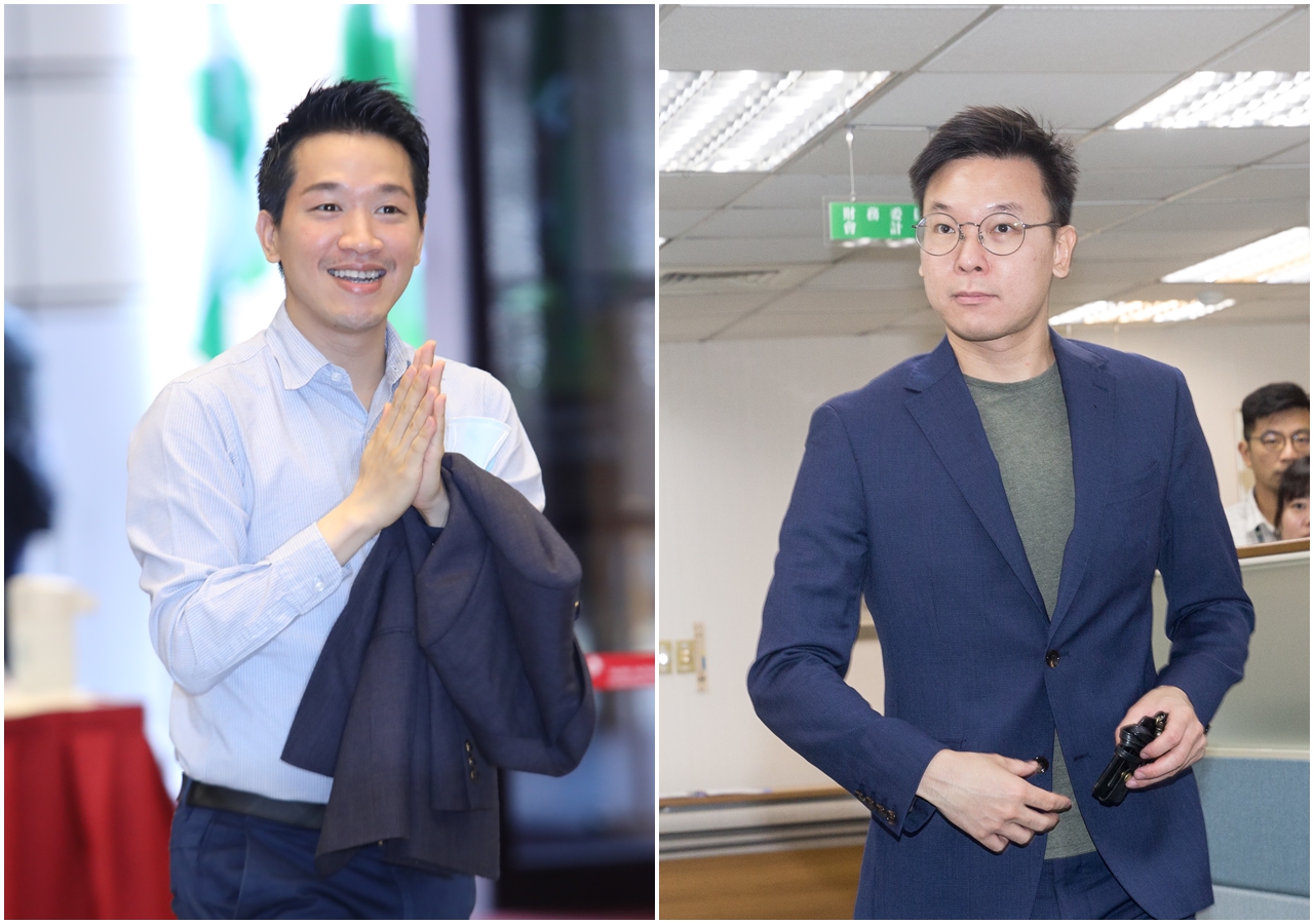 第16任總統副總統交接小組今公布新人事案，何志偉（左）候任總統府副祕書長，林飛帆（右）候任國安會副祕書長。（合成照，本刊資料照）