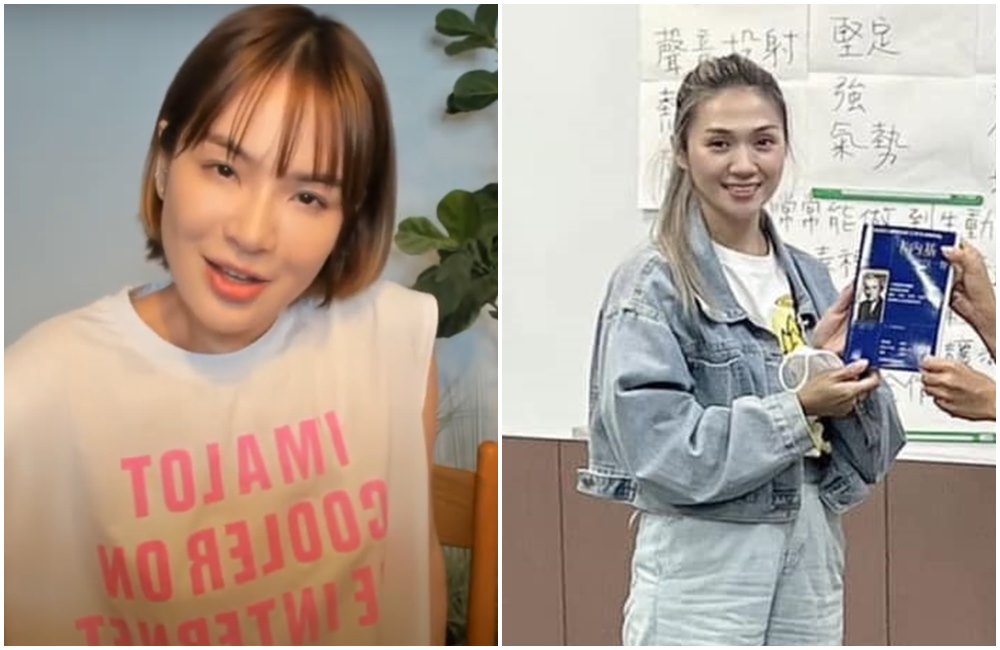 陳沂（左圖）昨開直播，抽絲剝繭「馮語婷」（右圖）世紀詐騙案。（翻攝陳沂YT頻道、馮語婷臉書）