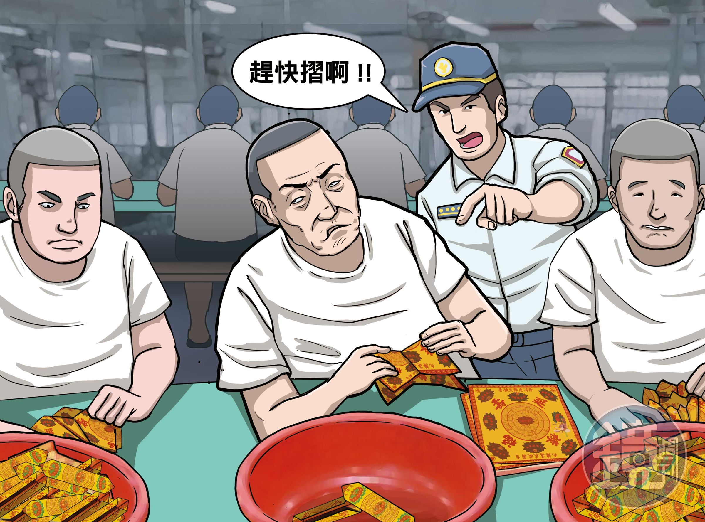槍擊殺人吳哲銘擺爛一天只折4朵紙蓮花,作業成績僅0.7分,但卻被灌水為滿分4分進而假釋。