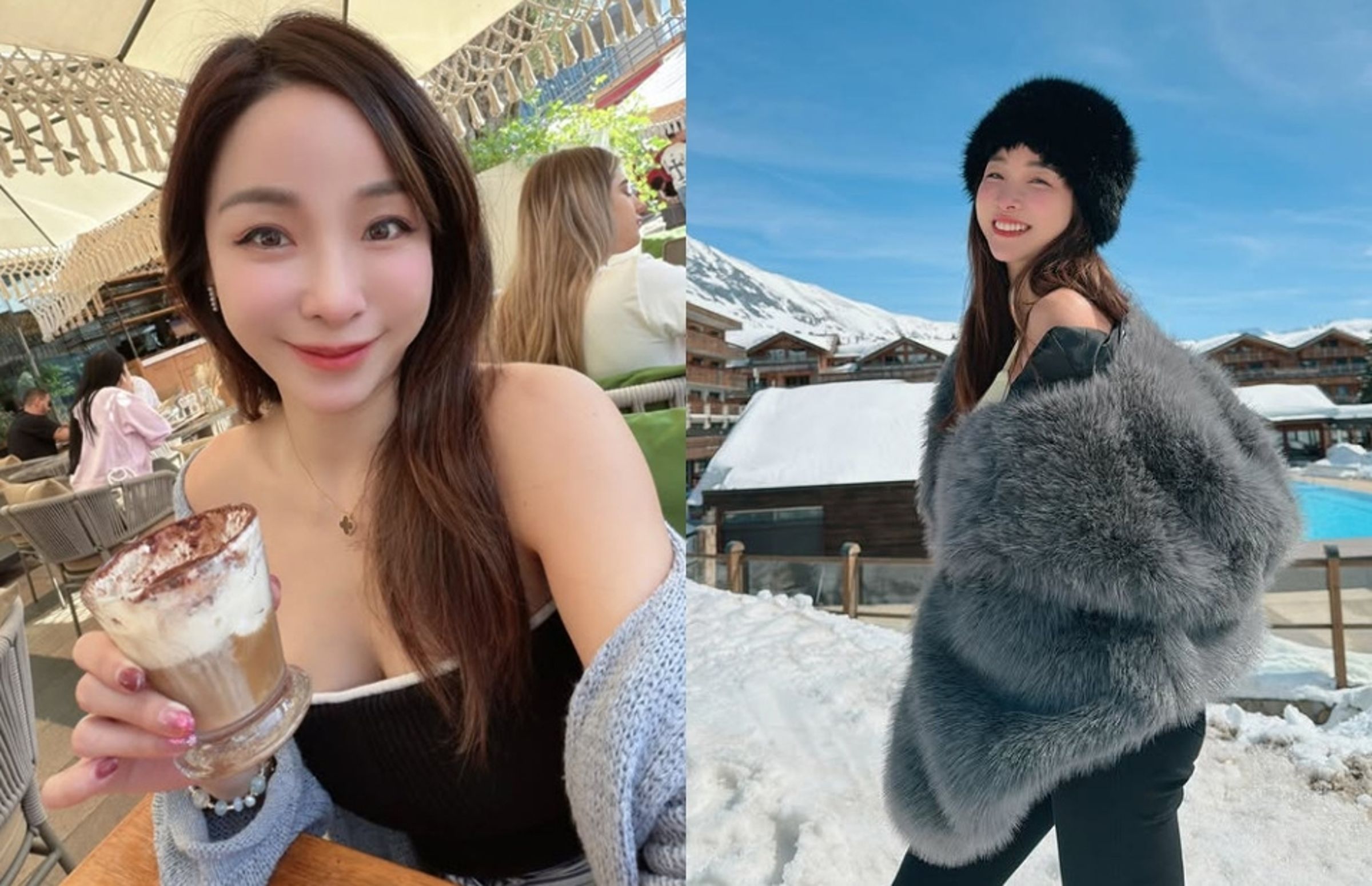 張宇近日在雪地挑戰拍比基尼照,讓不少粉絲大呼超火辣。(翻攝IG@chang_yu_scarlett)