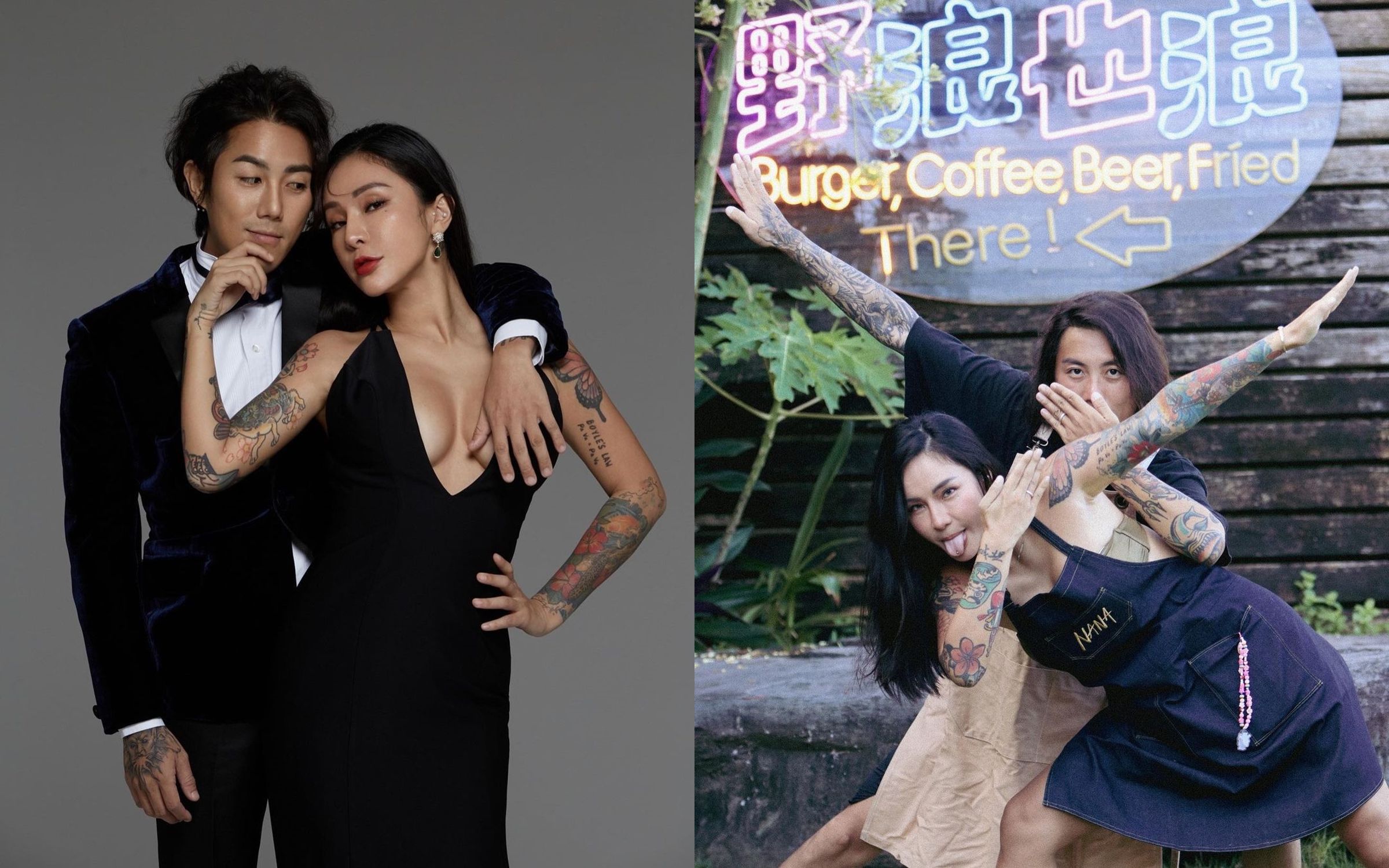 挺過外流風波,梁云菲:「希望不要再有任何意外發生。」旁為男友小銨。(翻攝IG)