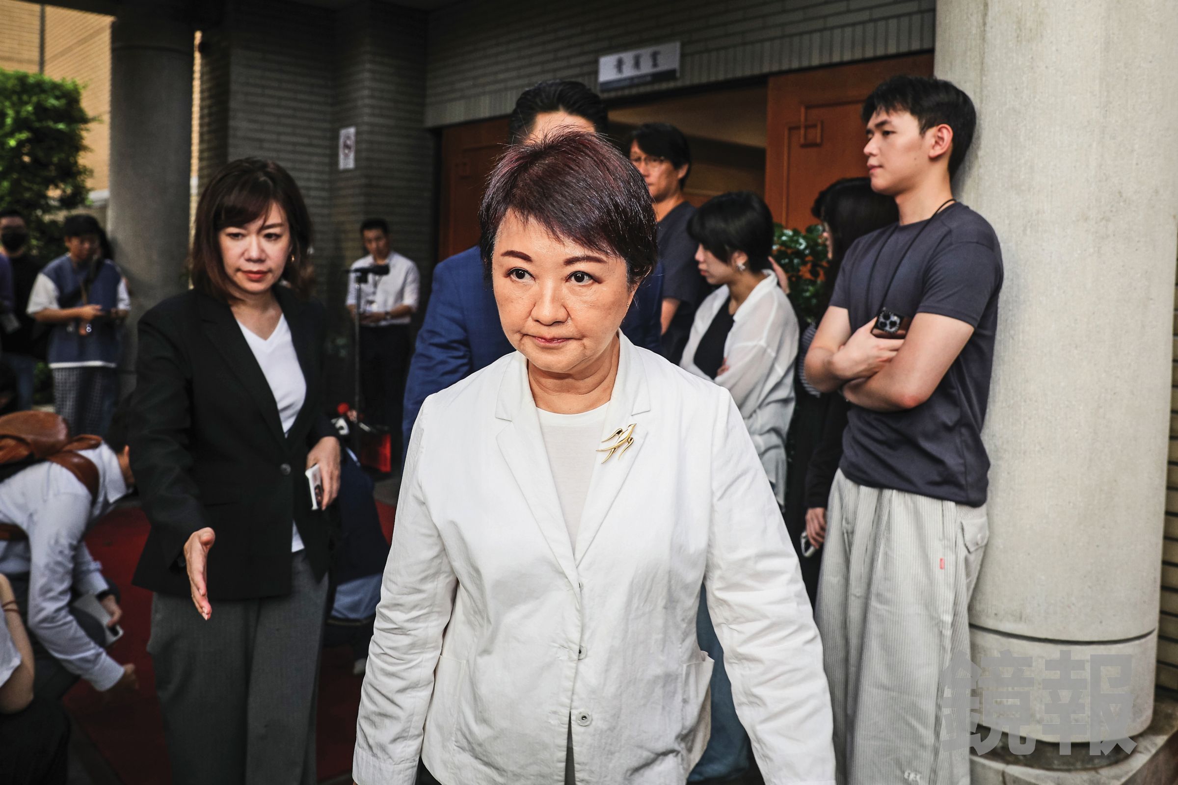 盧秀燕市長力挺愛將,認為「小事大辦、啟人疑竇」。(鏡報鄒保祥)