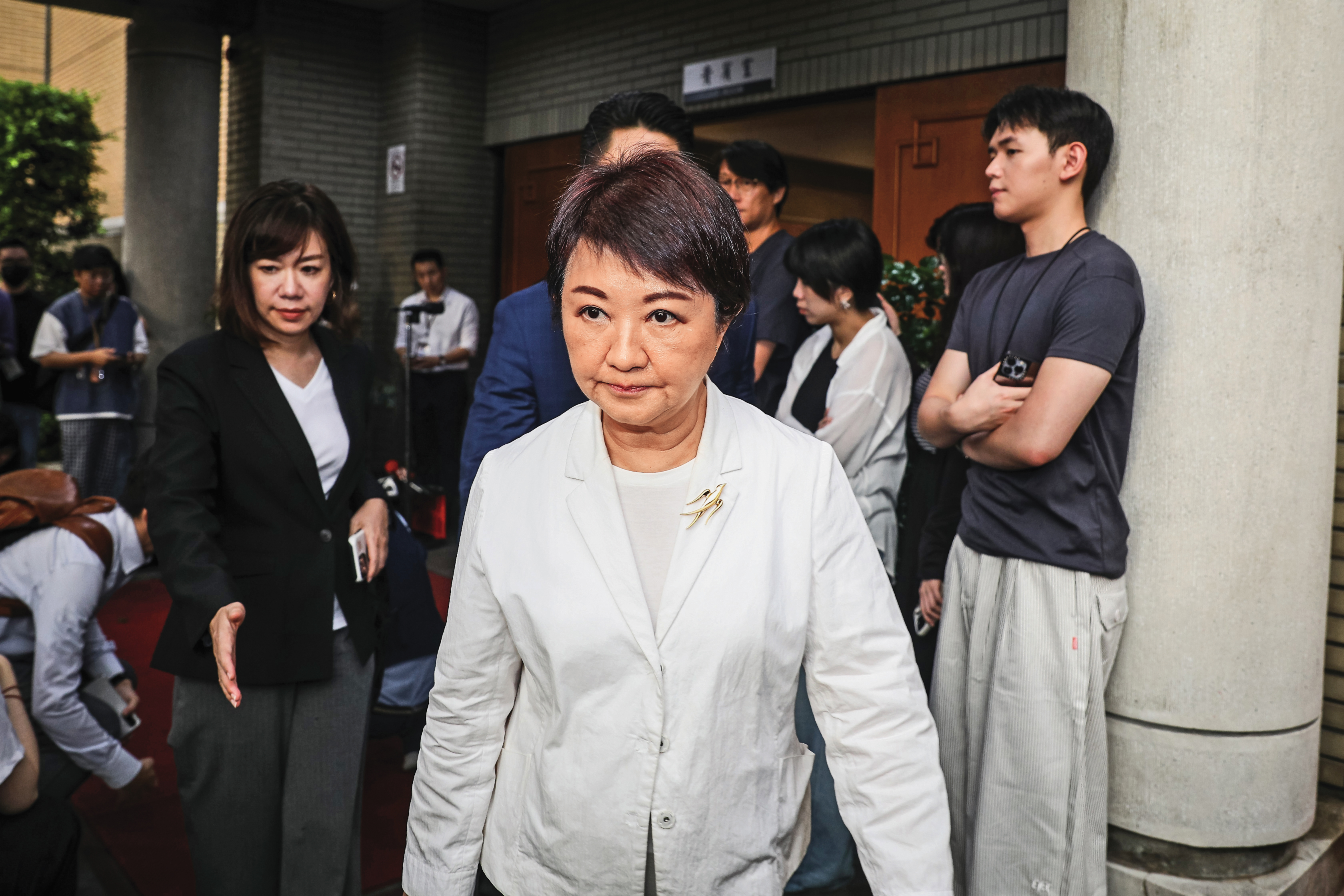 盧秀燕市長力挺愛將,認為「小事大辦、啟人疑竇」。(鏡報鄒保祥)