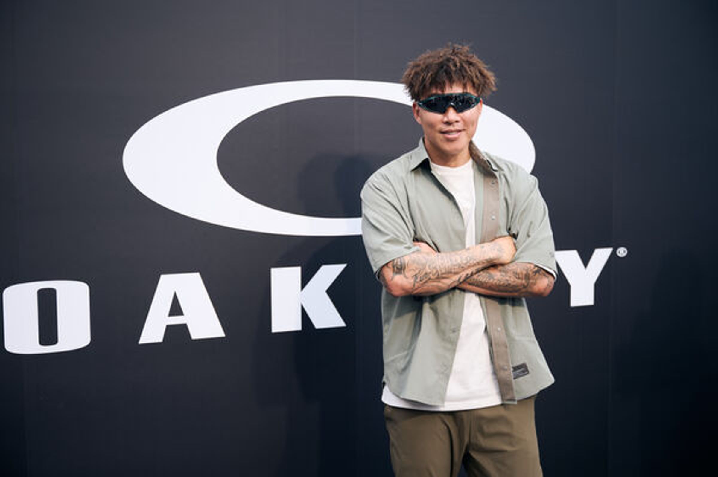 郭泓志出席記者會。（Oakley提供）
