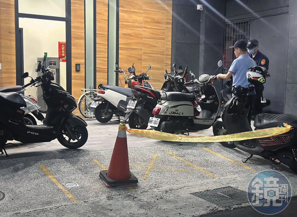 案發後，警方圍起封鎖線。(本刊資料室)