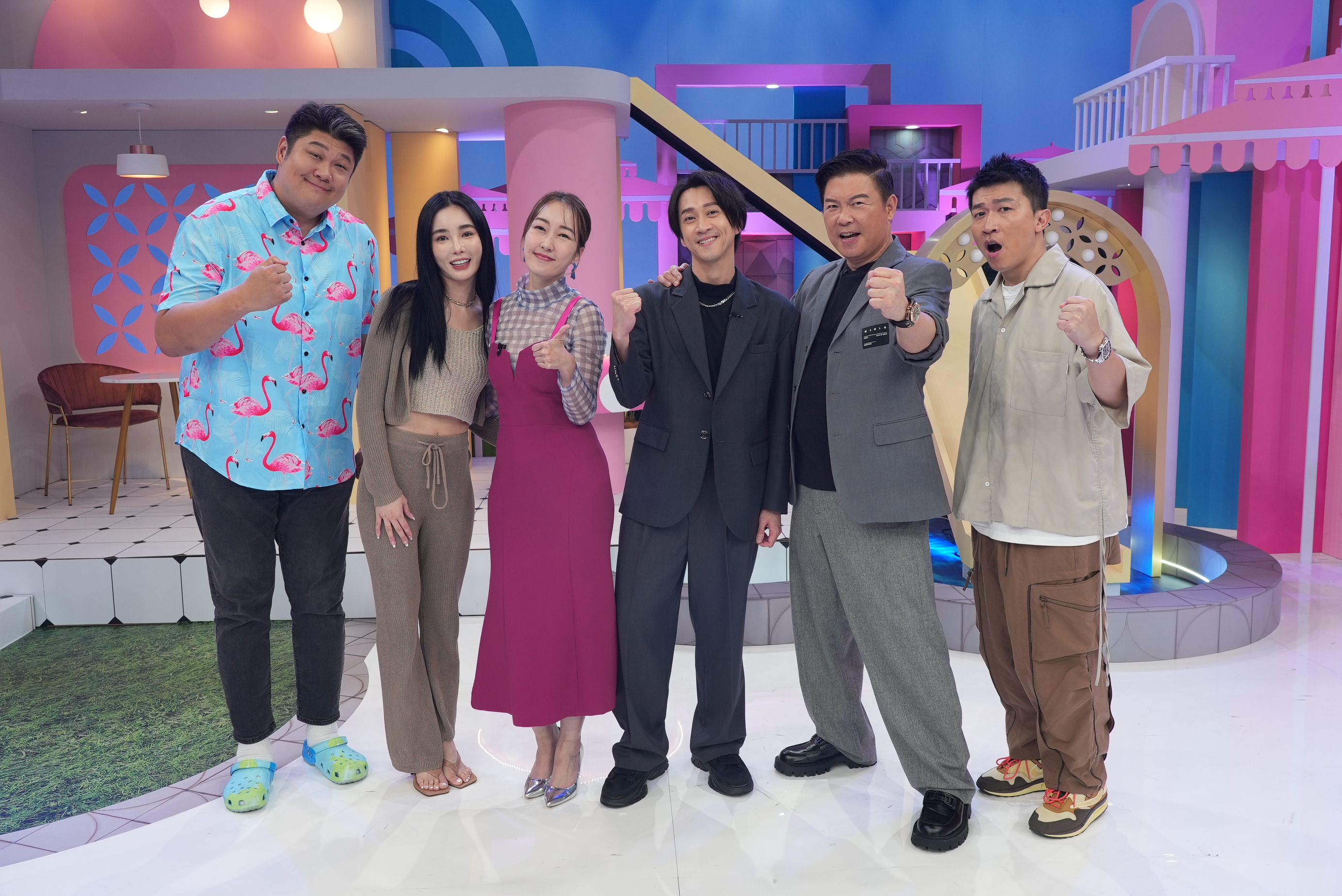 哈孝遠、陳漢典、張立東錄影分享最瘋狂的事。（緯來提供）