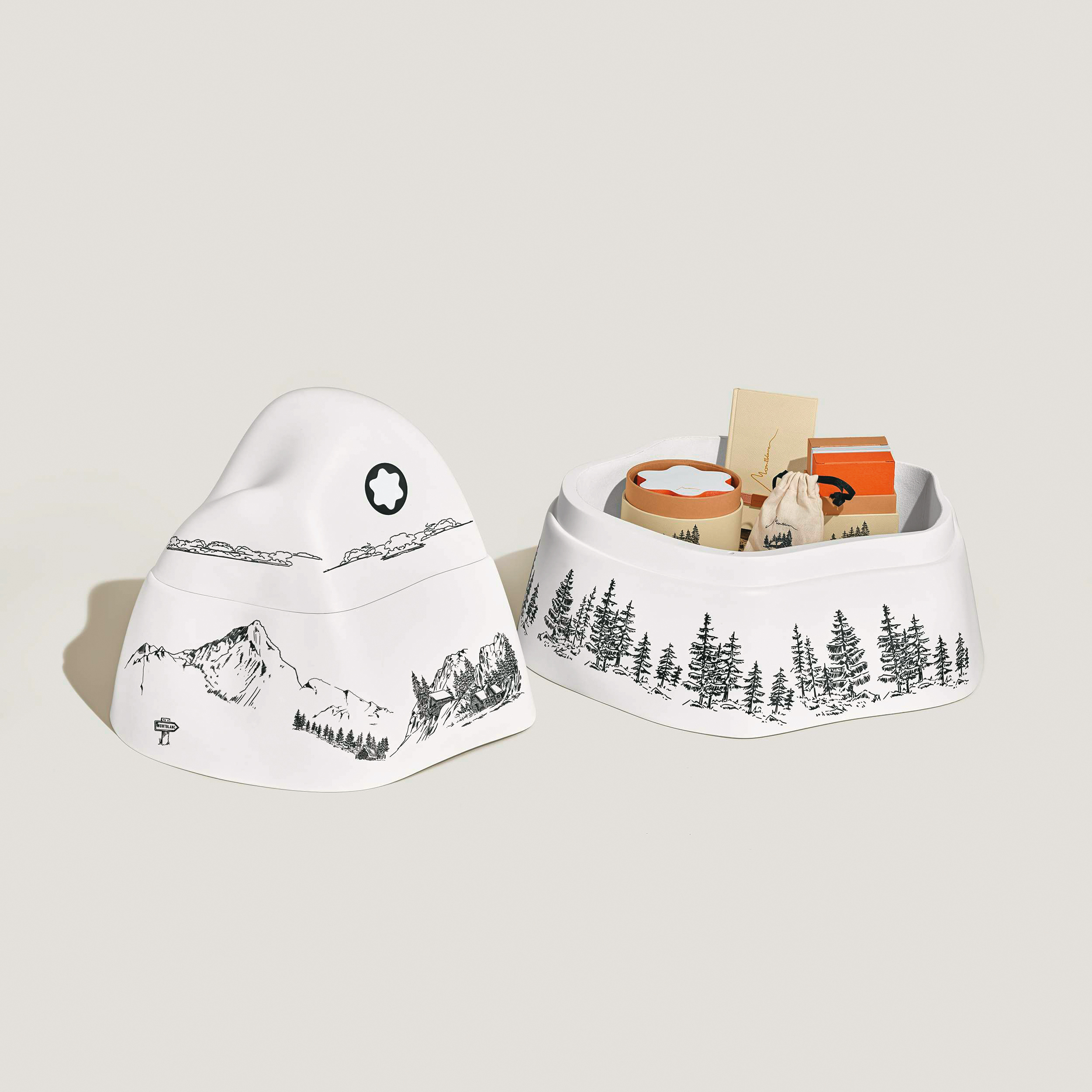 MONTBLANC 2024 Happy Holidays禮品組合,限量100套,NT$138,700。(MONTBLANC提供)
