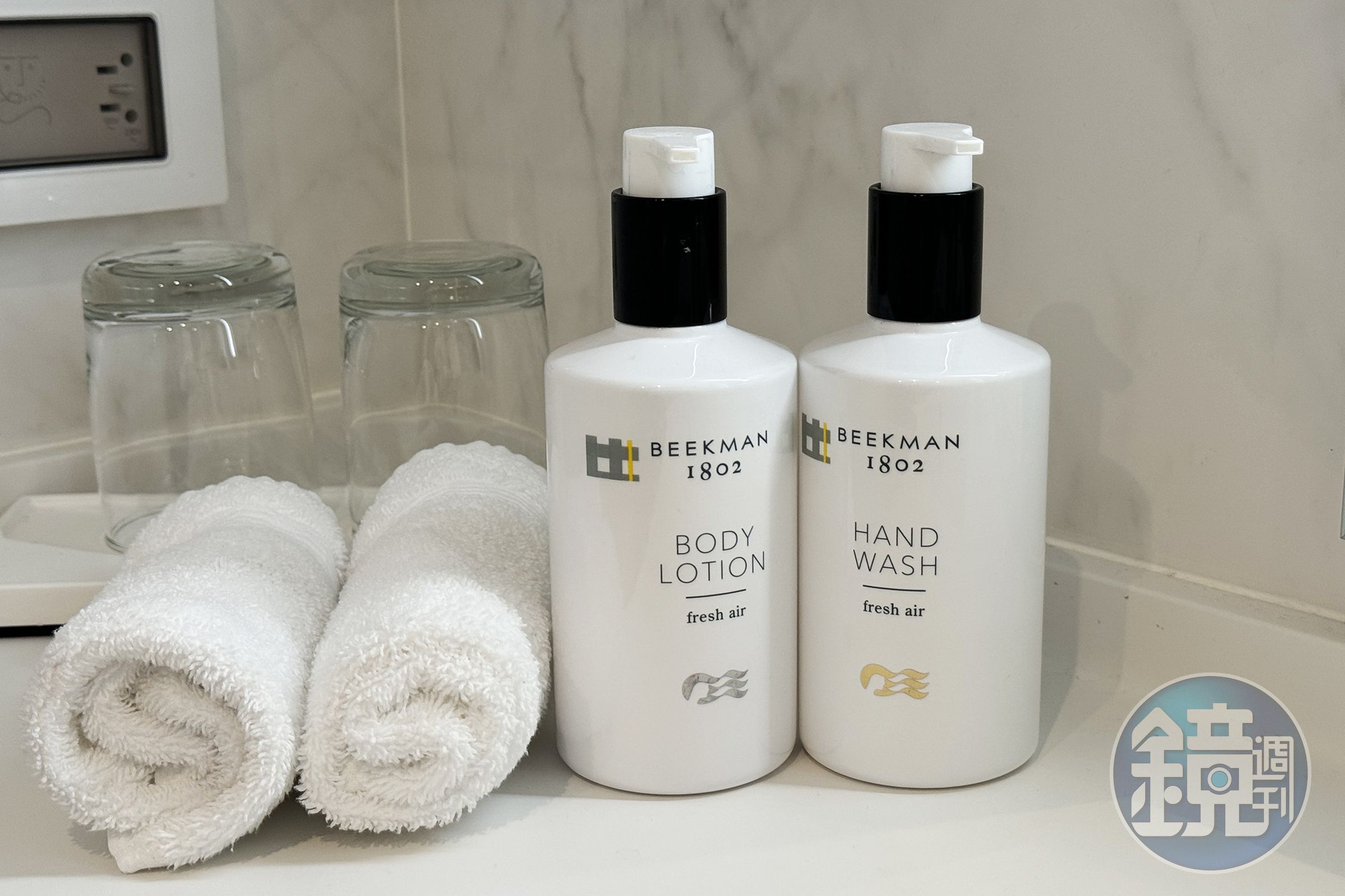 太陽公主號引進美國知名洗浴護膚品牌「Beekman 1802」的沐浴用品。