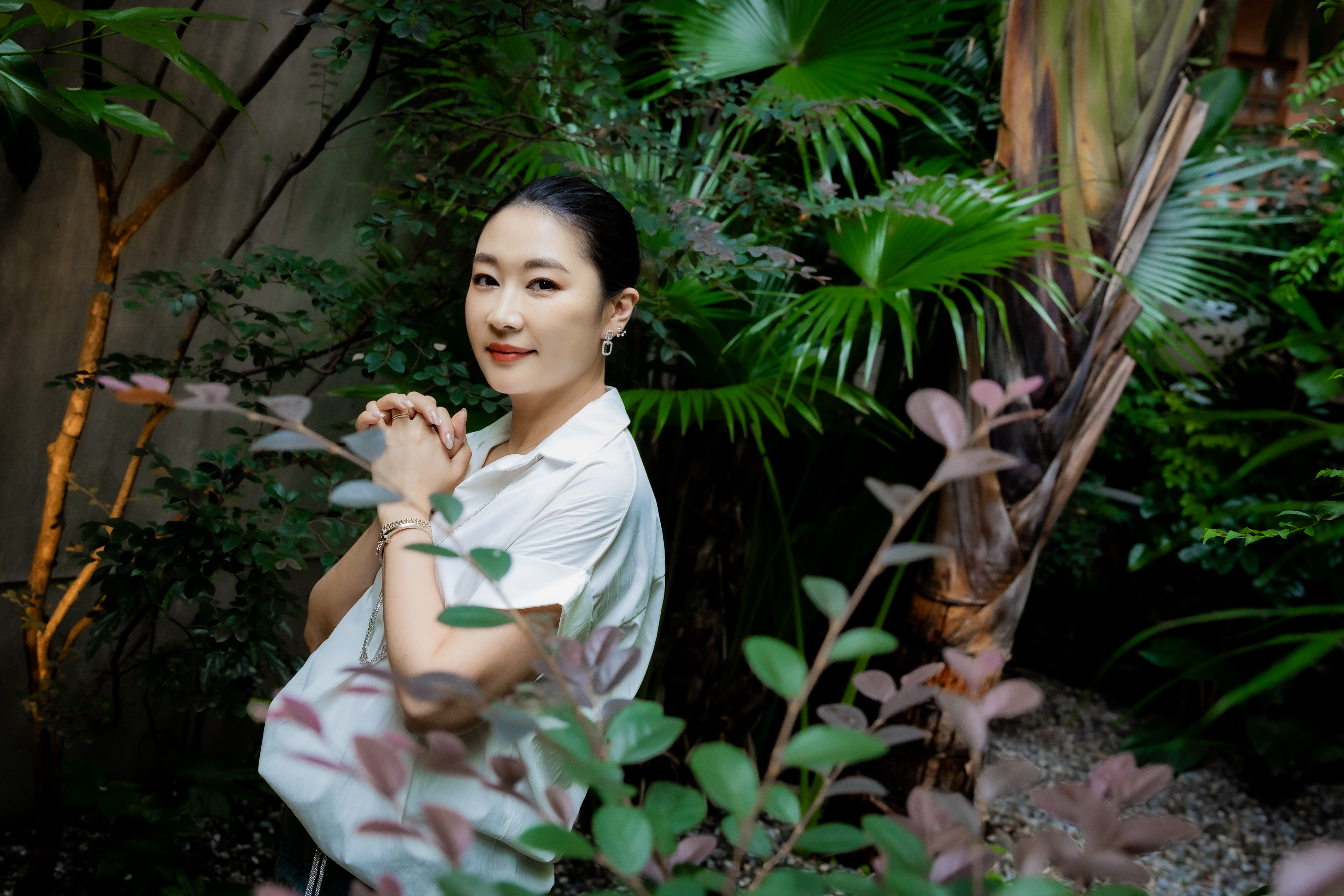 梁靜本身也是名演員，她覺得比起來還是當製片成就感較高，不過有空還是會回歸演員身分過戲癮。（兩岸電影展提供）