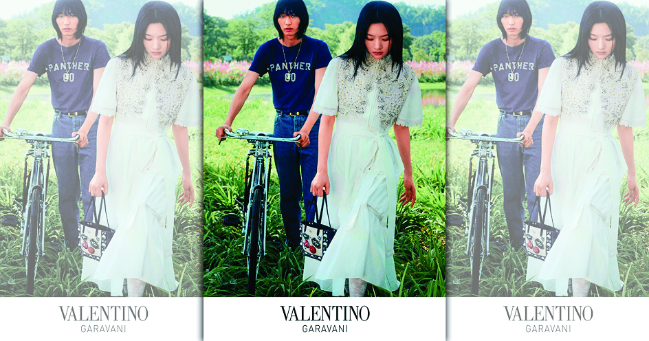 Valentino七夕形象廣告，氛圍感滿滿，一切盡在不言中。（Valentino提供）