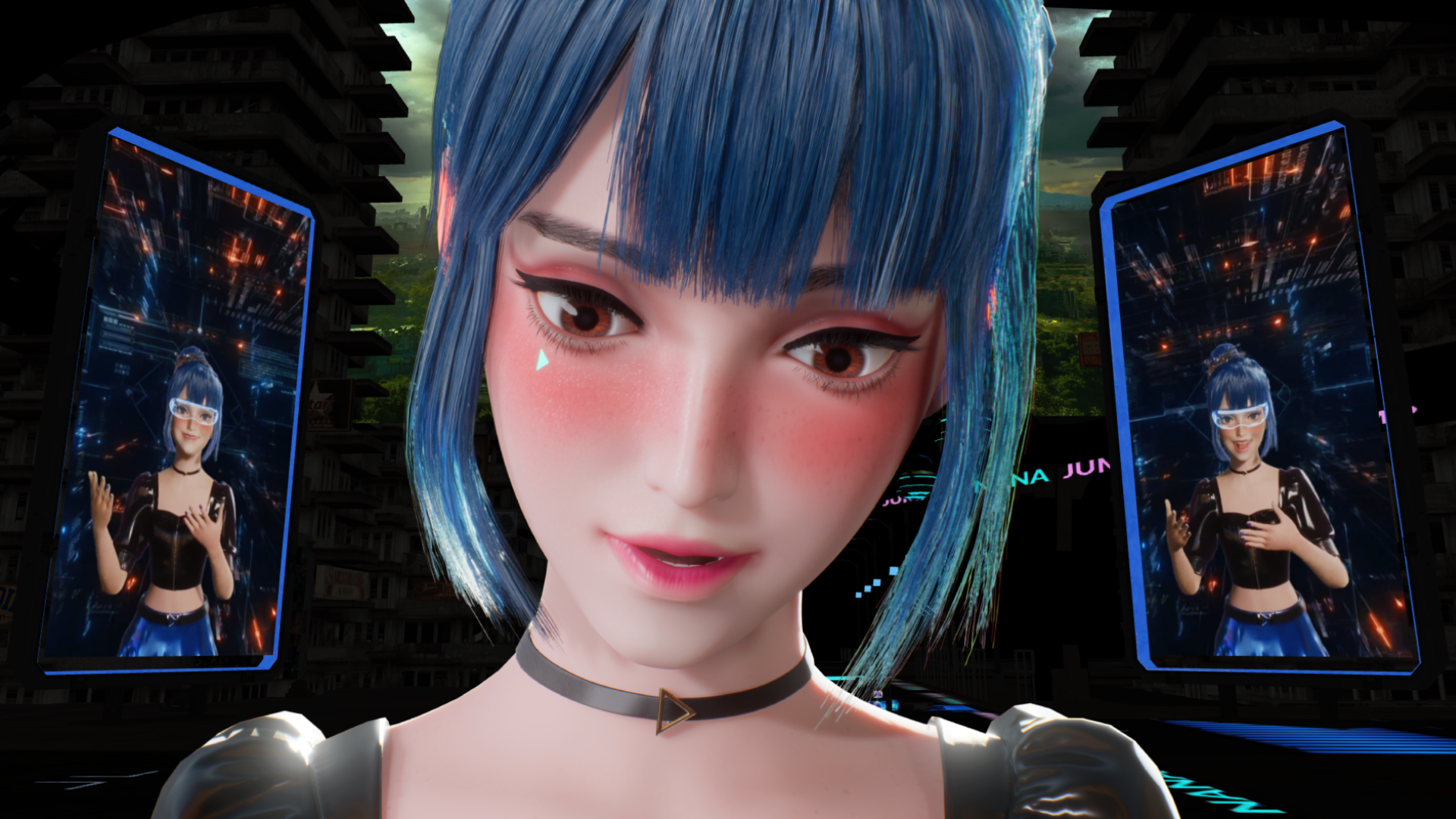 VIVERSE沉浸式3D互動空間技術，打造華納音樂台灣虛擬藝人NANA的家。（華納音樂提供）