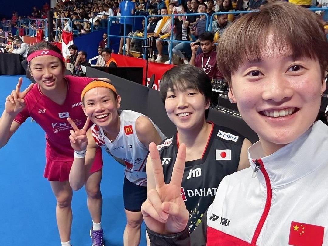 隨著戴資穎宣告退役，女單F4剩下的3名球員仍在羽球場上奮戰。（翻攝自IG chenyufeiii）