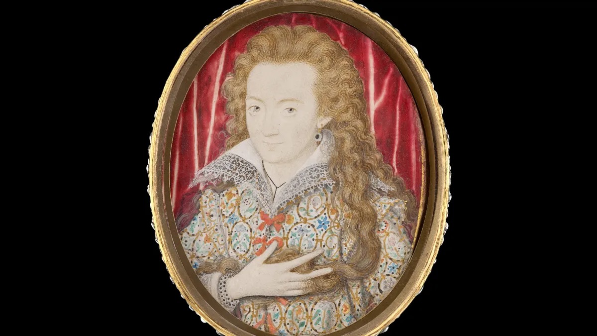 當時微型肖像多作為私密「愛情信物」交換。（翻攝畫面）