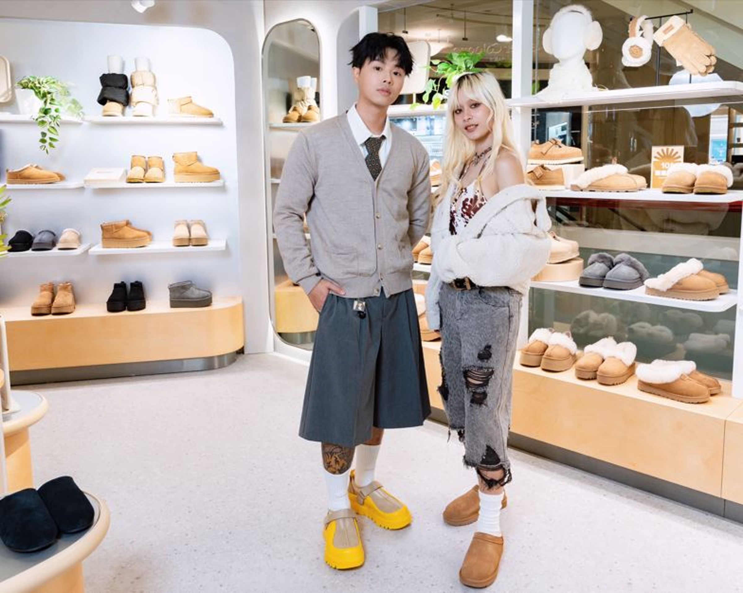 HowZ及Jud陳泳希擔任UGG®活動嘉賓。（UGG®提供）