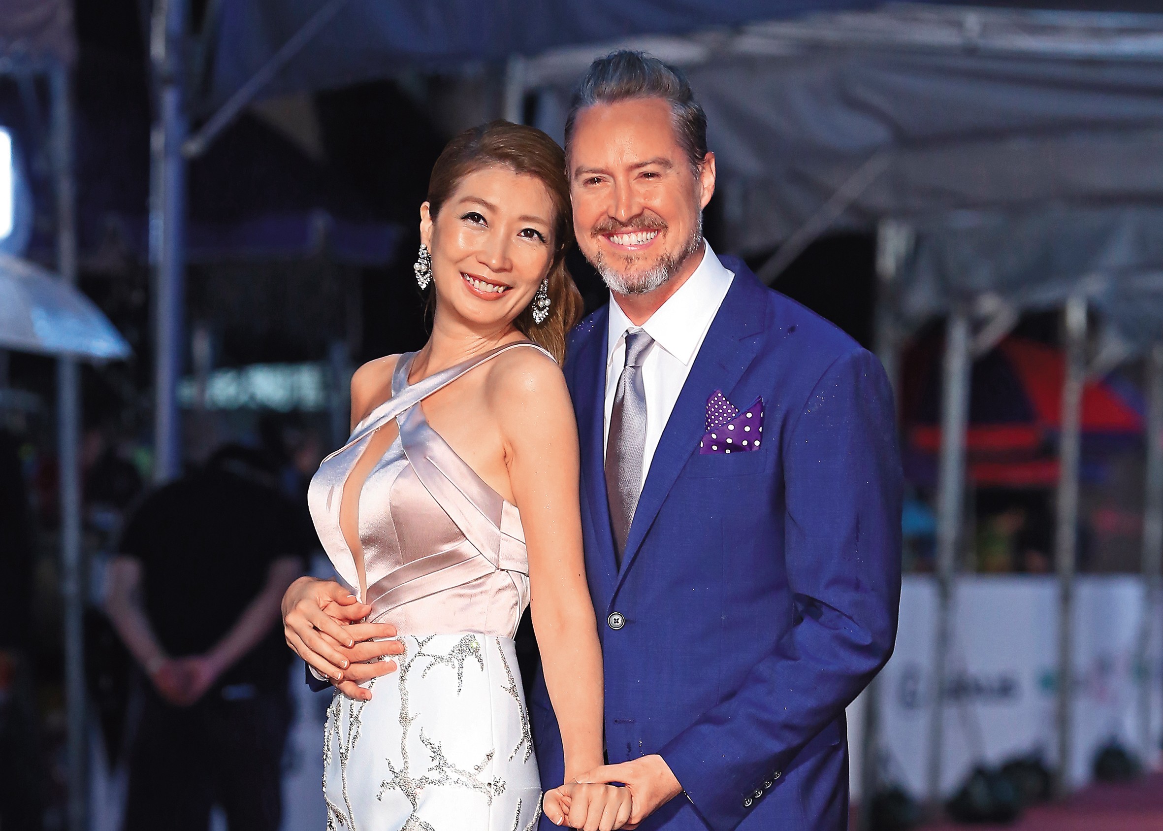 2016年夏克立（右）和黃嘉千（左）亮麗走上金鐘獎紅毯，但此景已成追憶。