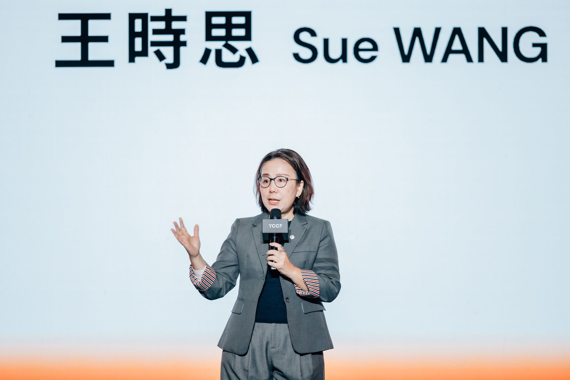 文策院董事長王時思表示，全球內容產業正快速轉型，觀眾走向多平台、個人化體驗，帶動沉浸式與互動內容興起。 （文策院提供）