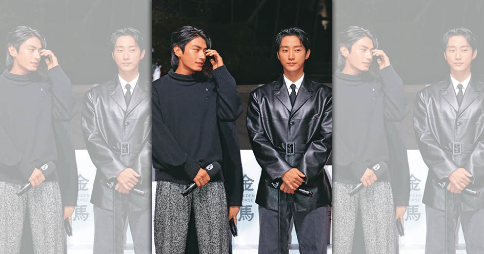 宋柏緯（左）看向振永（右），滿眼都是情意，敲碗兩人原地「gay婚」！李沐妳可以下去了。（推） 