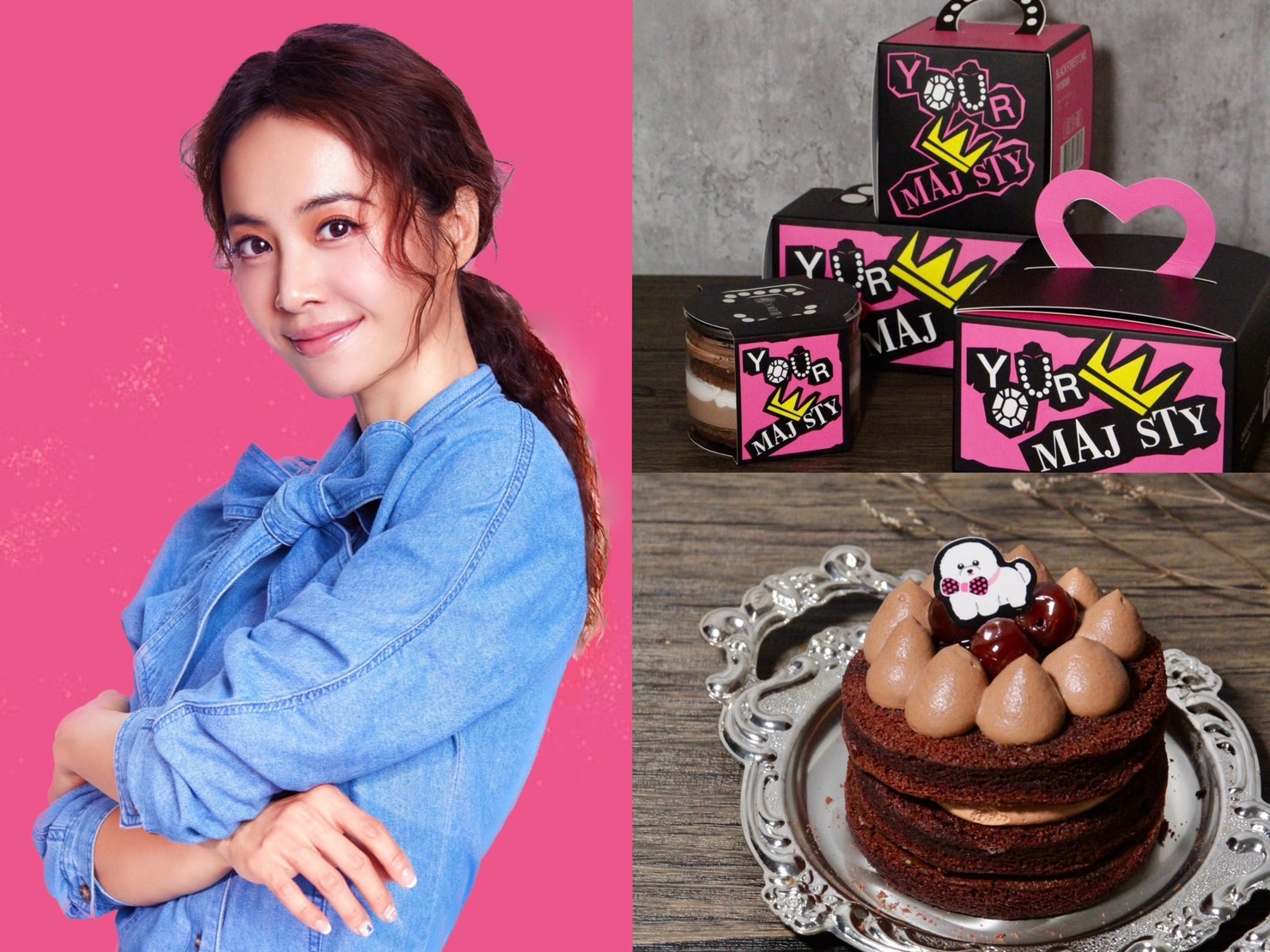 全聯攜手蔡依林Jolin推出4款期間限定聯名甜點。（左圖為全聯提供）