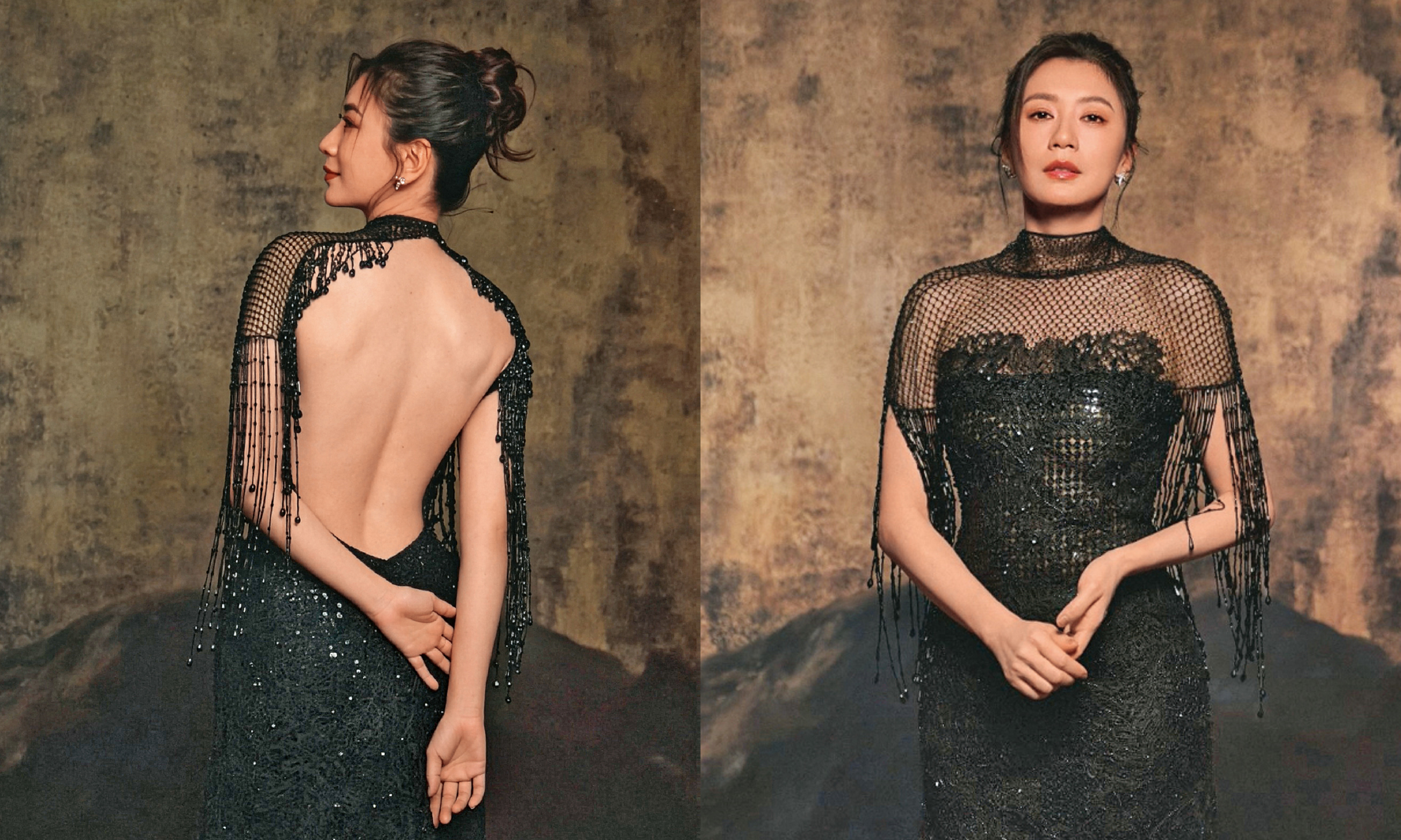 賈靜雯曬出大片美背太香了～用美色反攻大陸就靠妳了。（翻攝自賈靜雯IG）