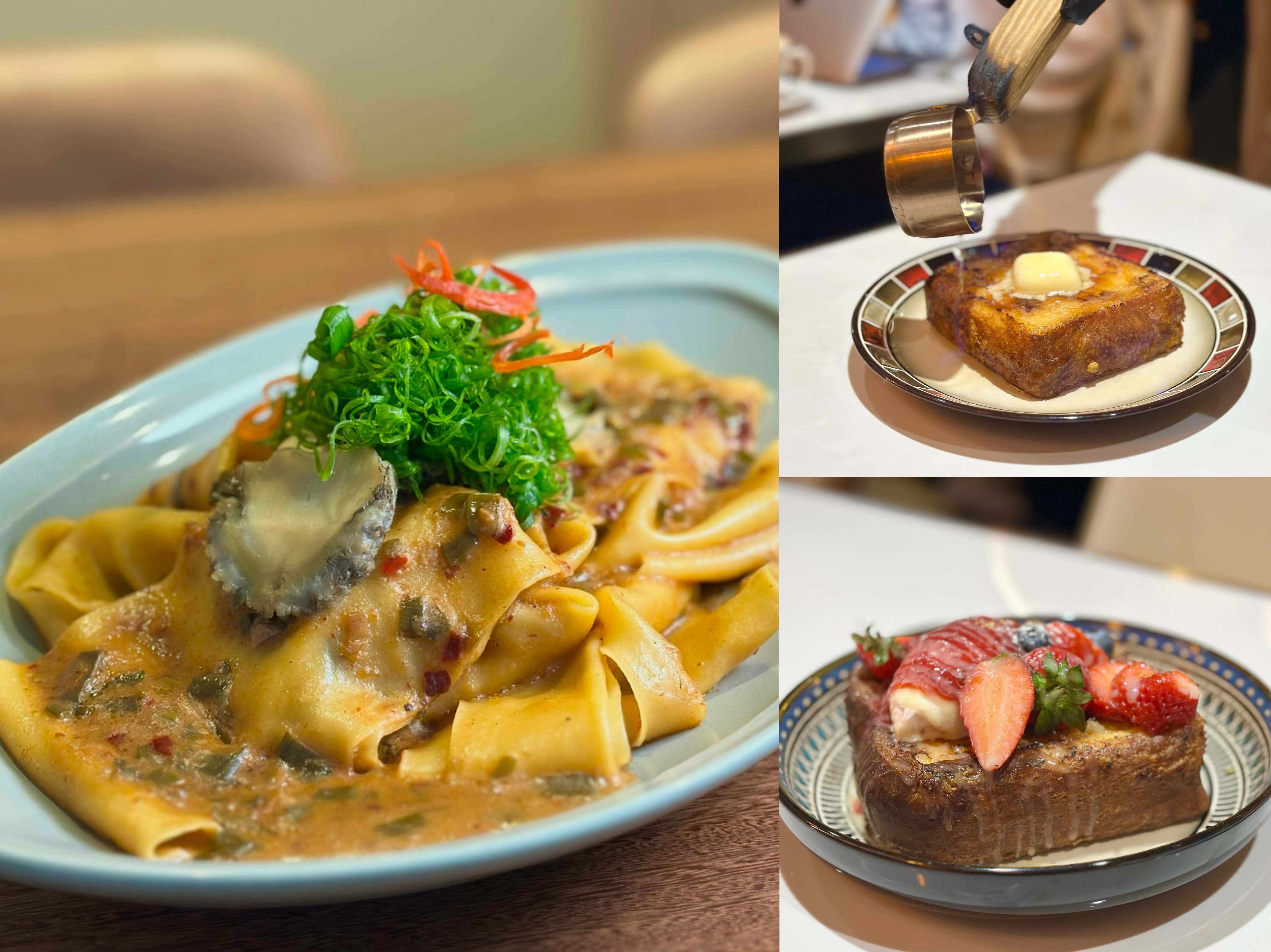 「PASTAIO」創副品牌「pastaio noodle café」，推混血風義大利麵和極厚法式布蕾吐司。