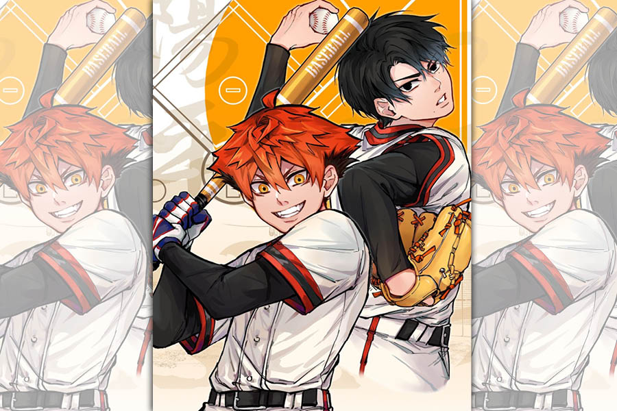 《一百萬次的揮棒》漫畫主角一頭紅髮相當顯眼。（聯經出版提供）