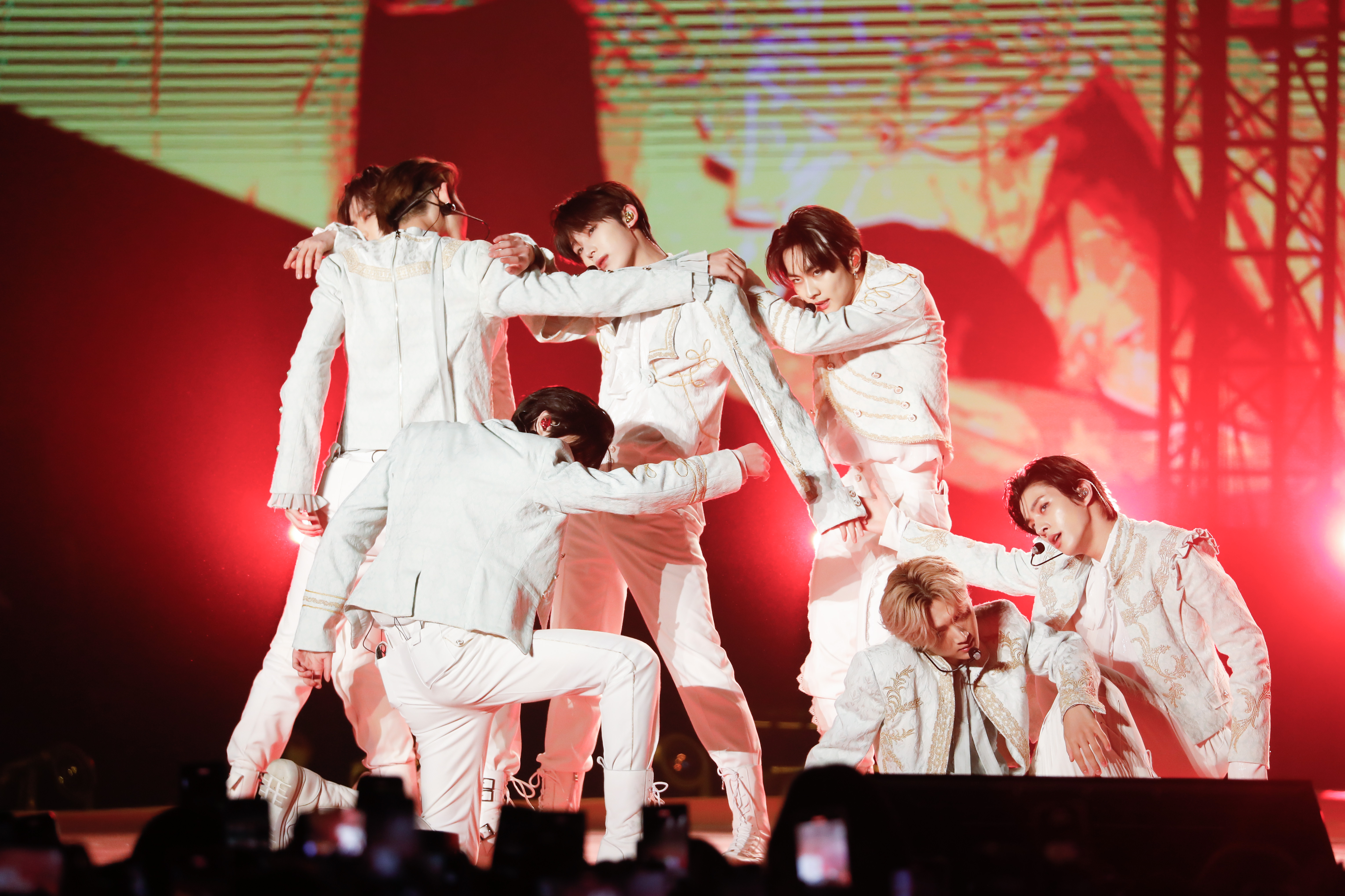 ENHYPEN本週六、日在林口體育館舉辦第一次台北演唱會,熱歌勁舞體力無限。