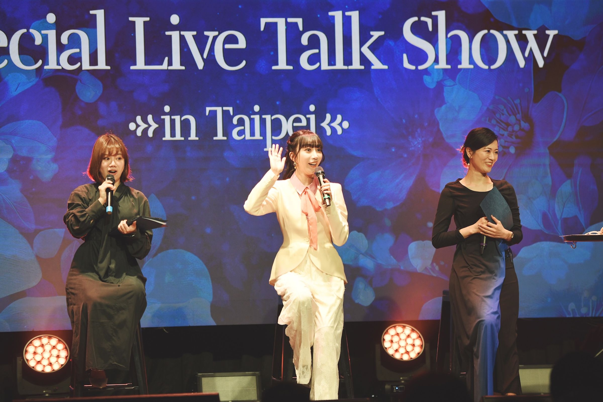 日本寶塚歌劇團前月組二番手男役美彌瑠璃香舉辦Talk Show。（煌月藝術文化提供）