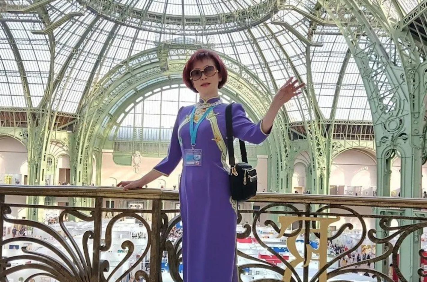 高院受命法官郭豫珍熱愛旗袍，又有「旗袍法官」的稱號，今年1月曾為高虹安聲請釋憲。（翻攝自臉書）