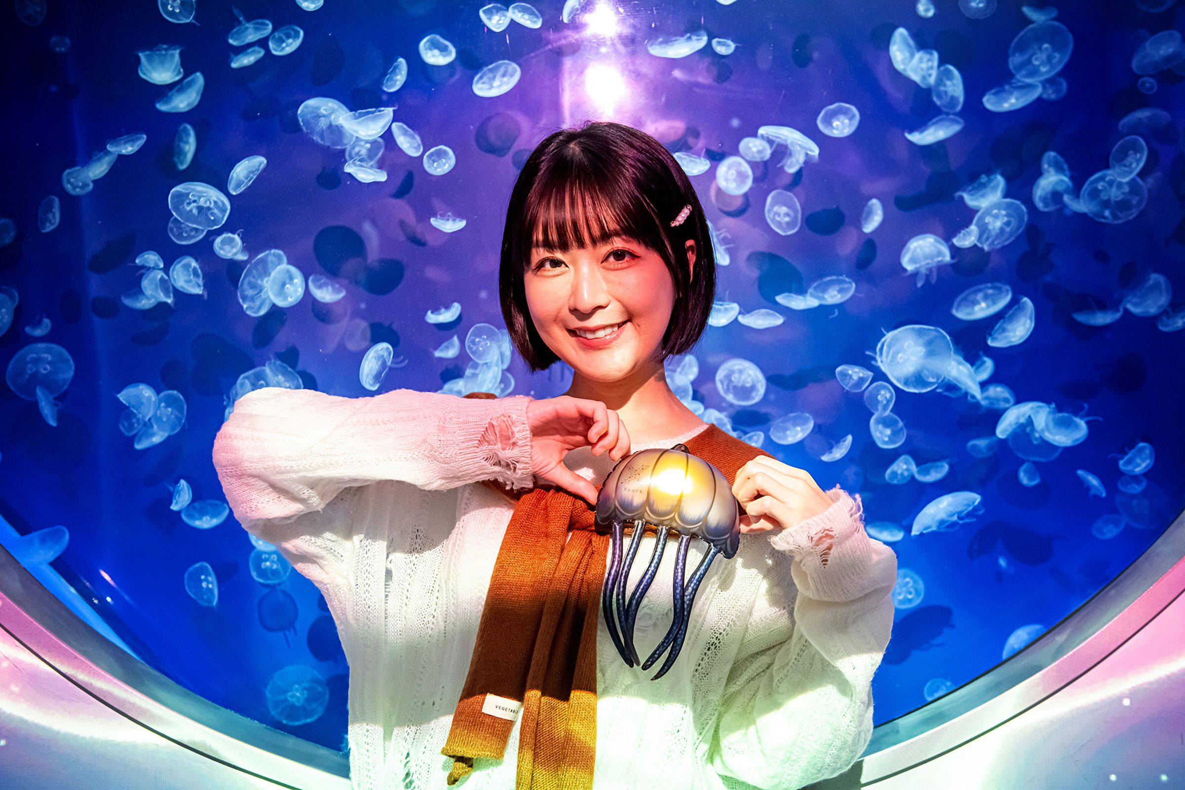06:購買「夢幻新感動 ×光之海月~星願水母燈籠套票」可以優惠價108元加購充氣燈籠。(Xpark提供)