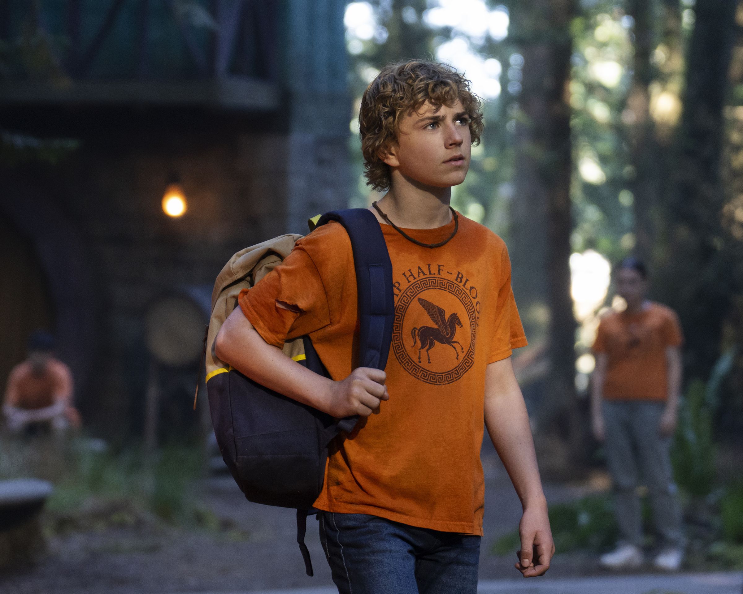 沃克斯科貝爾接演《波西傑克森》影集版年僅13歲,接近原著所設定的12歲。(Disney+提供)