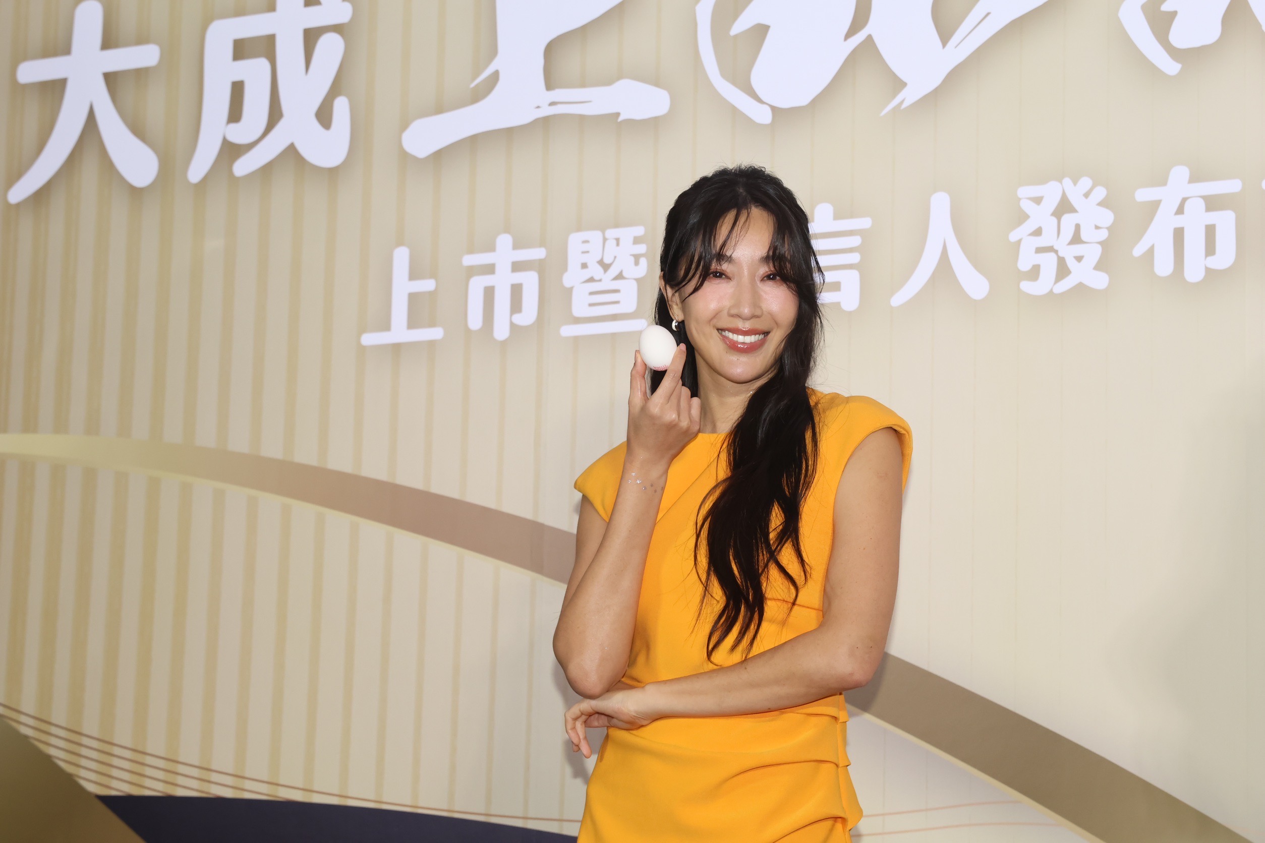 隋棠今為代言蛋品站台。