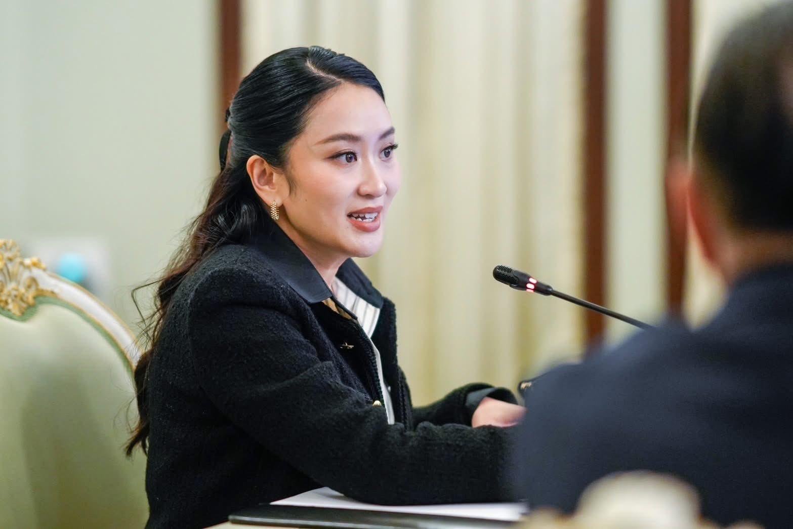 泰國總理貝東塔暫時停止總理職務。（X@ingshin）