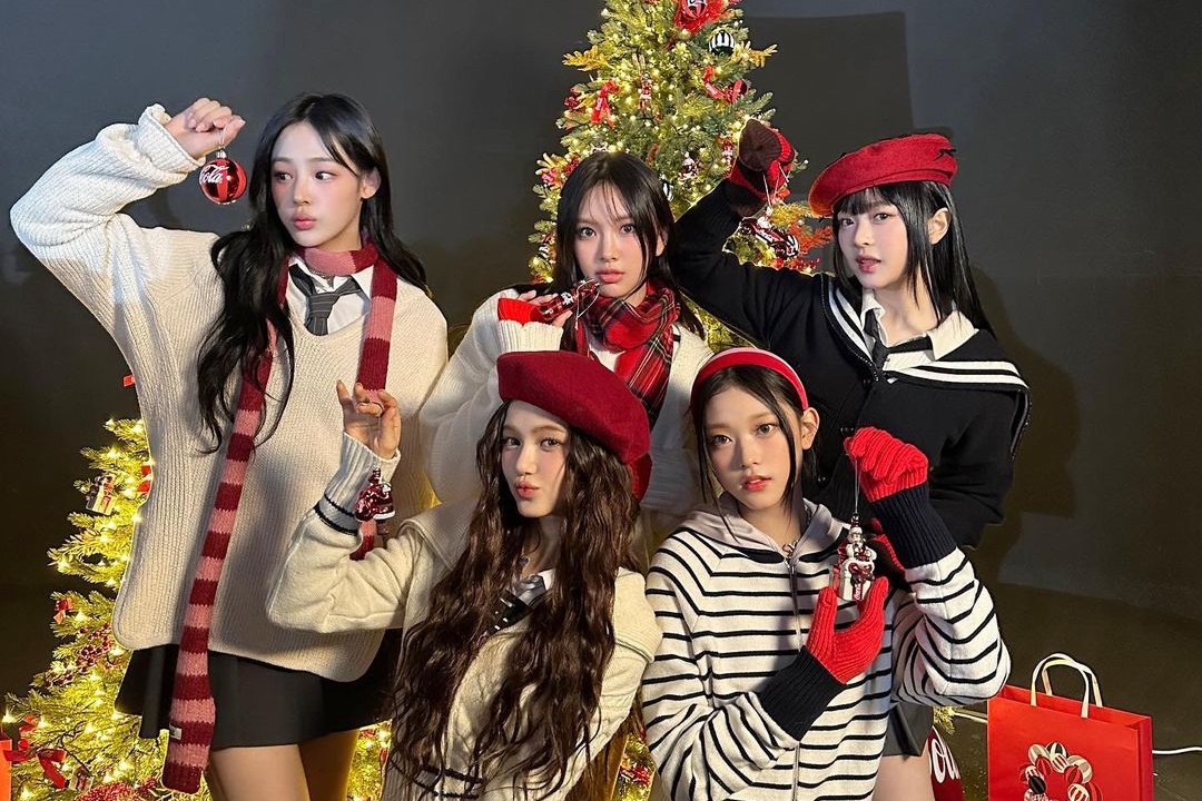 南韓人氣女團NewJeans開直播時遇到網友留言嗆去死。（翻攝自NewJeans IG）