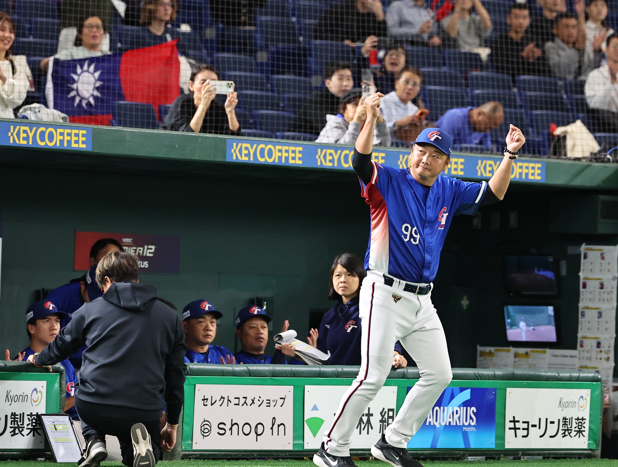 中華職棒今天召開中華隊選訓會議，圖為台灣隊總教練曾豪駒。（中職提供）