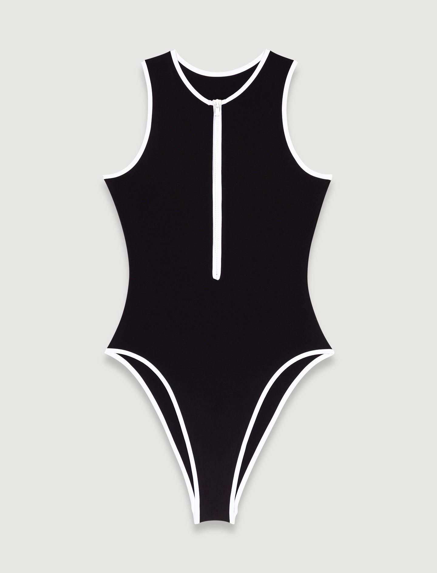 拉鍊運動連身服,NT$7,690。(Maje提供)