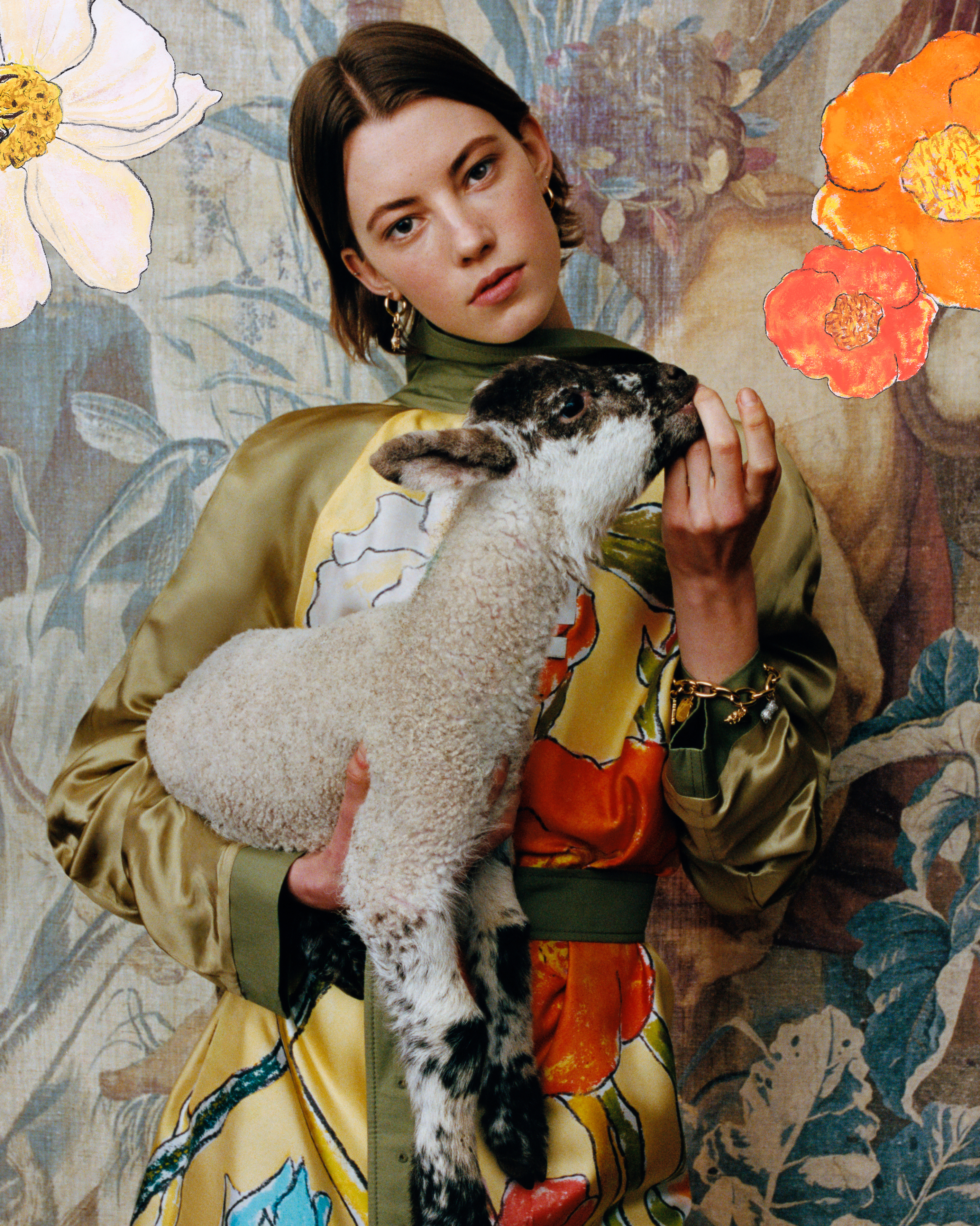 BURBERRY與Highgrove海格洛夫花園創意聯名形象視覺。(BURBERRY提供)