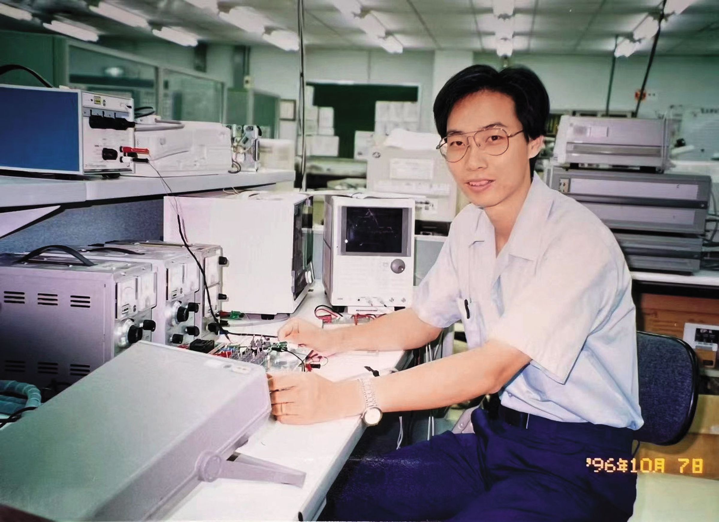 退伍後,石文機就進入日商Canon擔任開發工程師。(和亞提供)