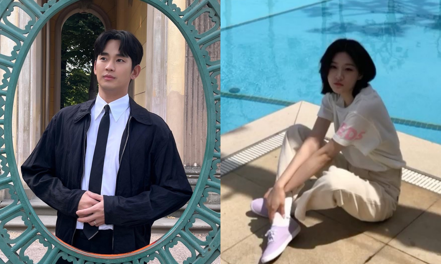 金賽綸遺作《我們每一天》觀影活動傳出遺屬因近日輕生未果缺席，友人怒斥金秀賢「說謊」。（翻攝金賽綸、金秀賢IG）