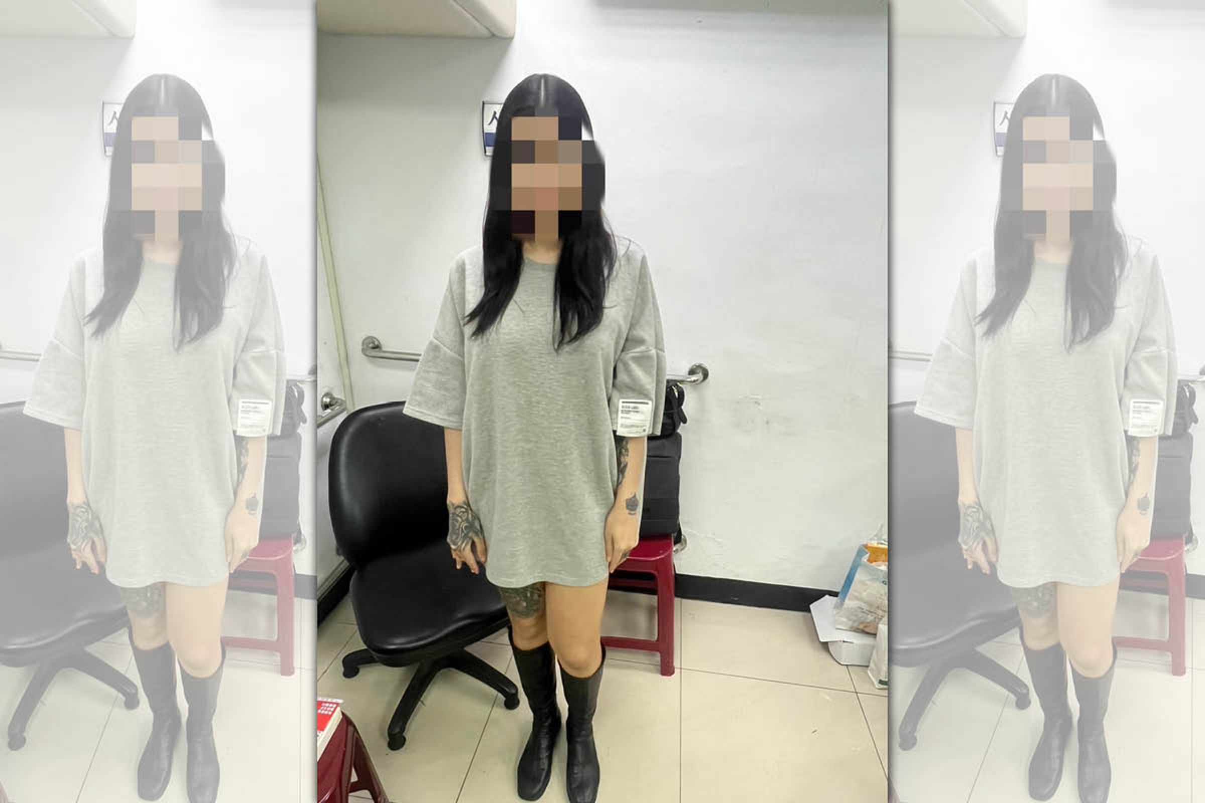 警方逮捕泰國賣淫女，竟是男兒身。（警方提供）