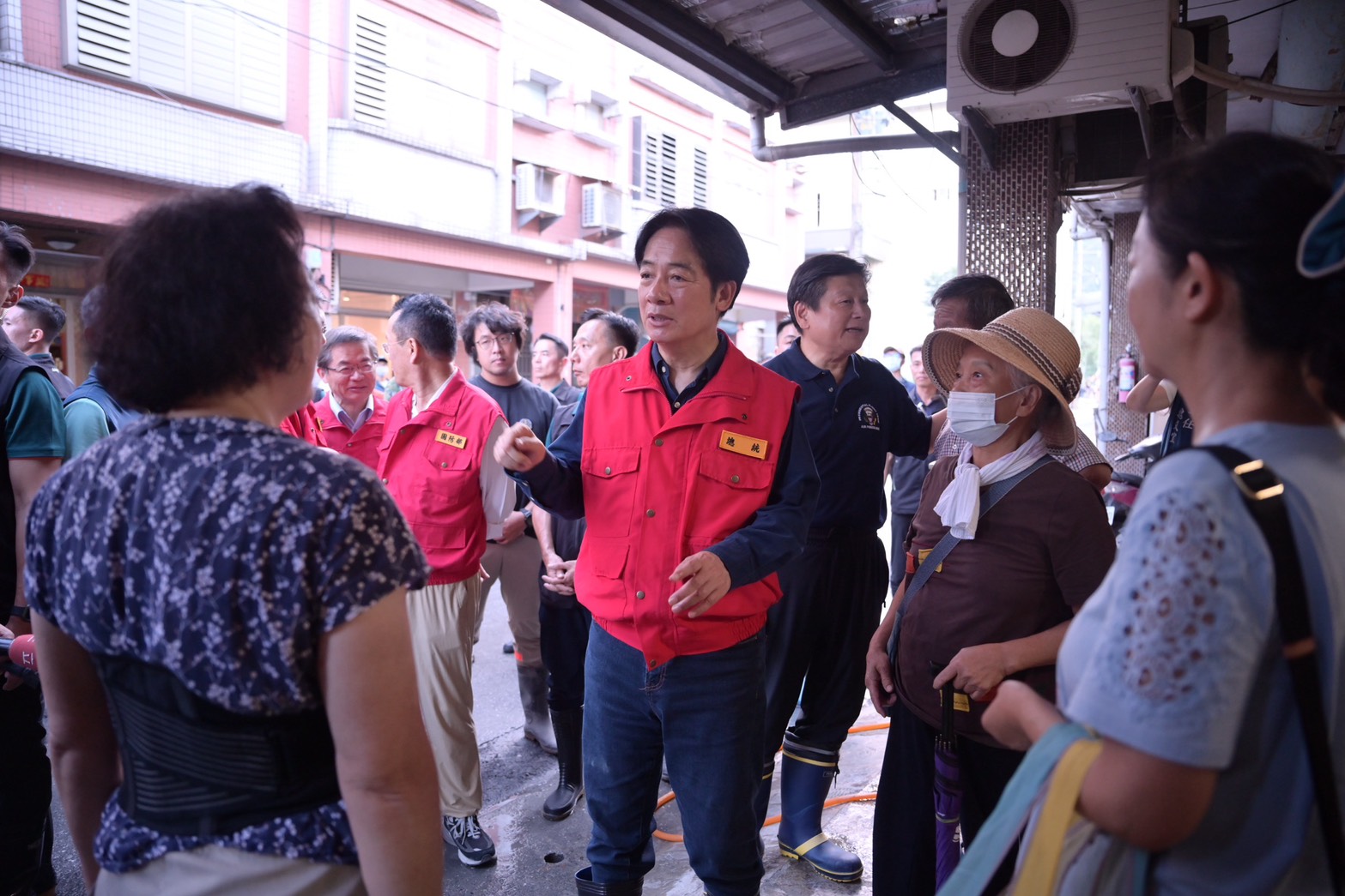 賴清德再赴光復災區。（取自總統府官網）